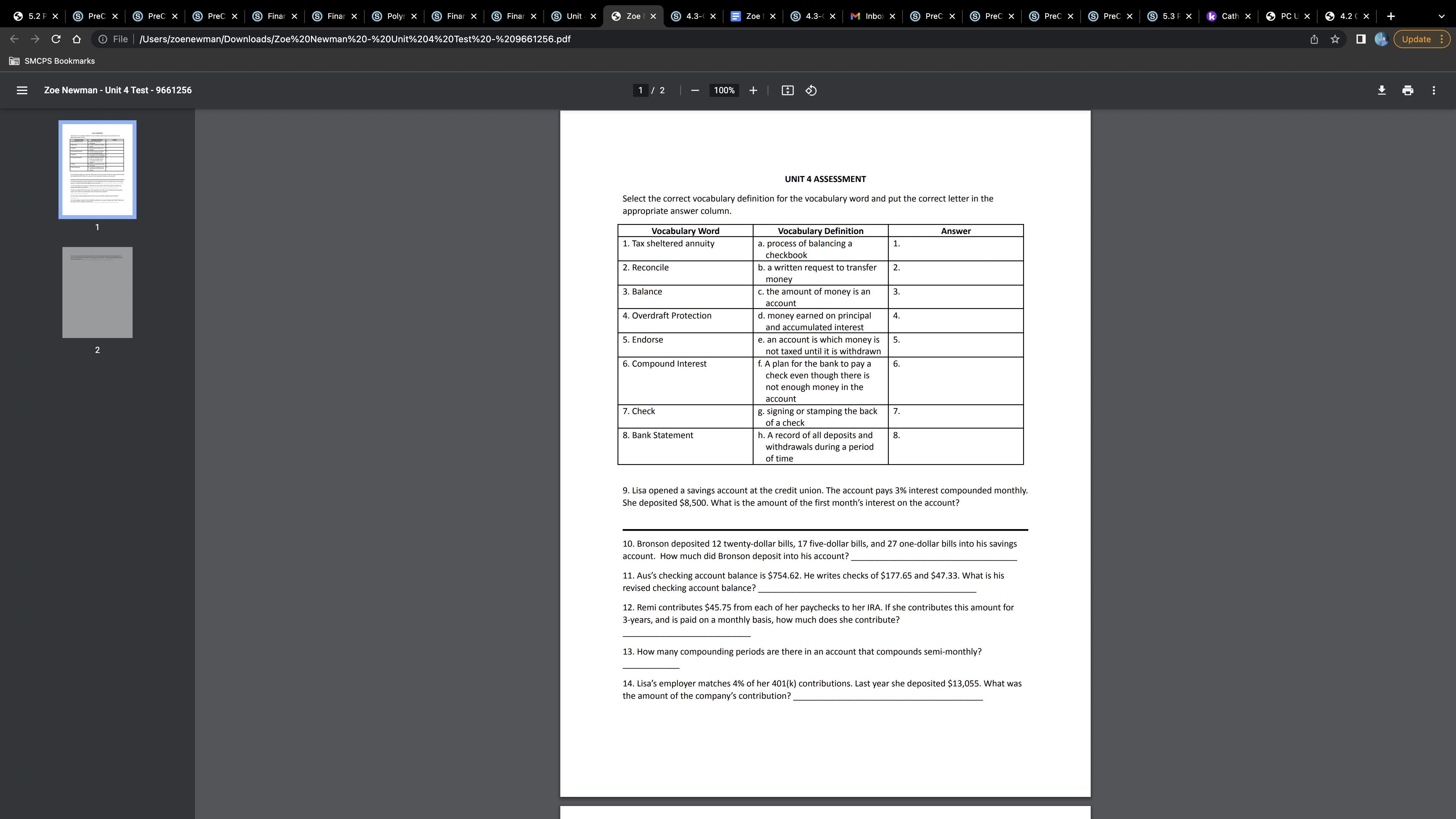 Hello! Can I get help on this assignment? 5.2 Po