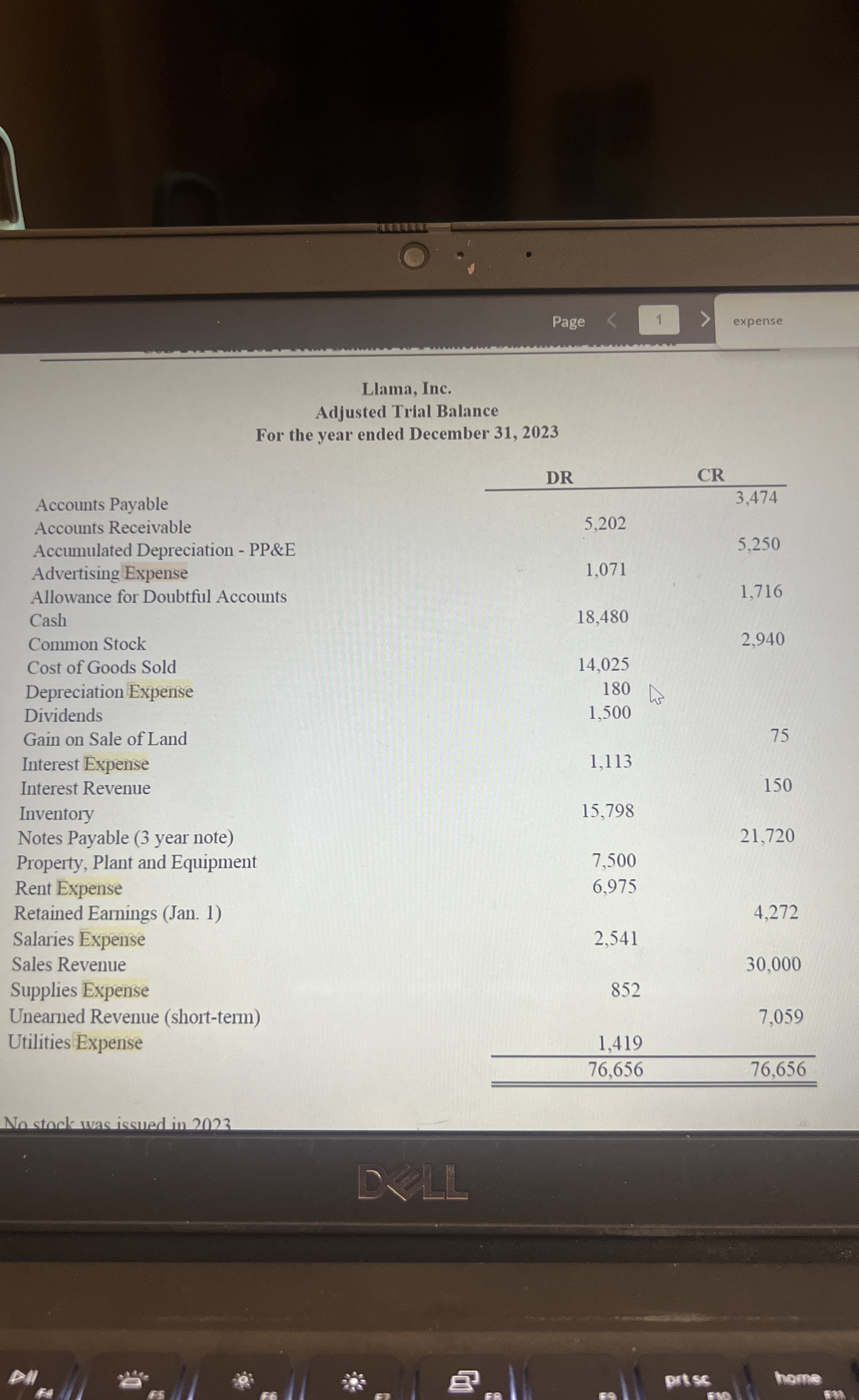 Make a mulitstep income statement, statement if