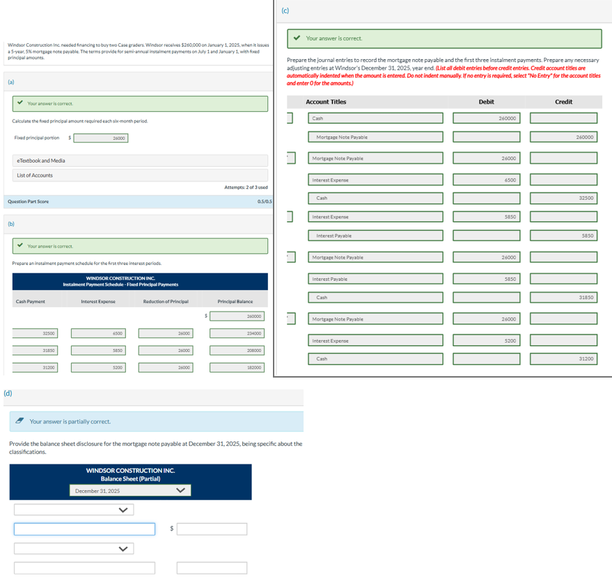 Windsor Construction Inc. needed financing to buy