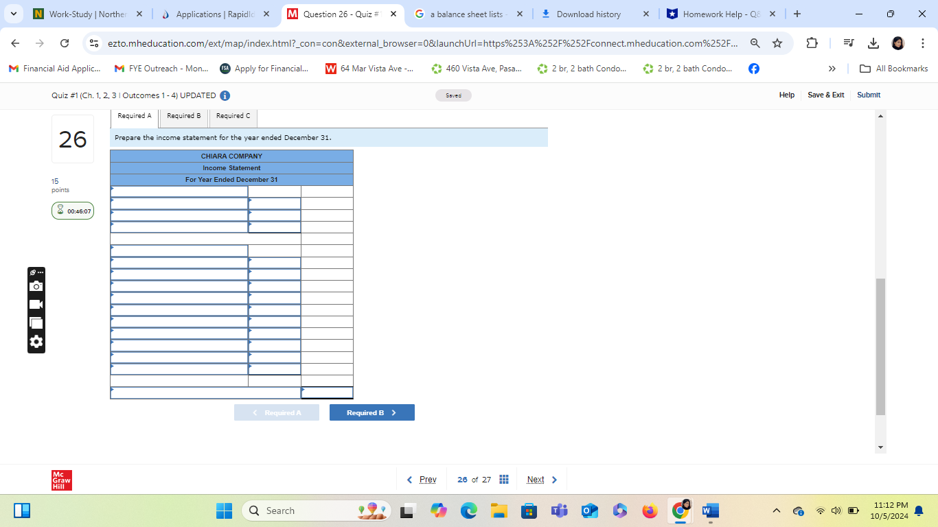 N Work-Study | Norther * | ) Applications |