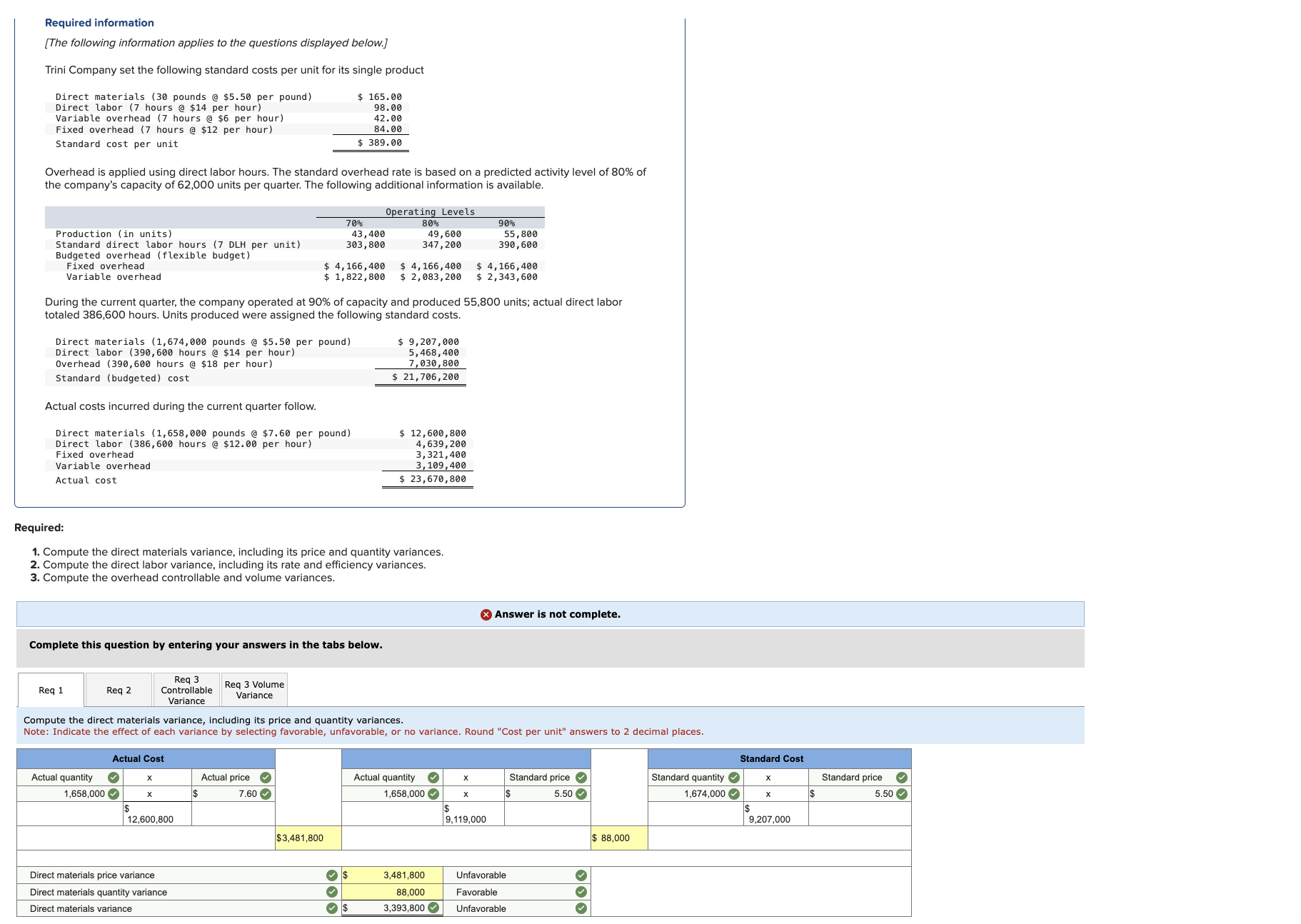 Using the correct answers please help me find the