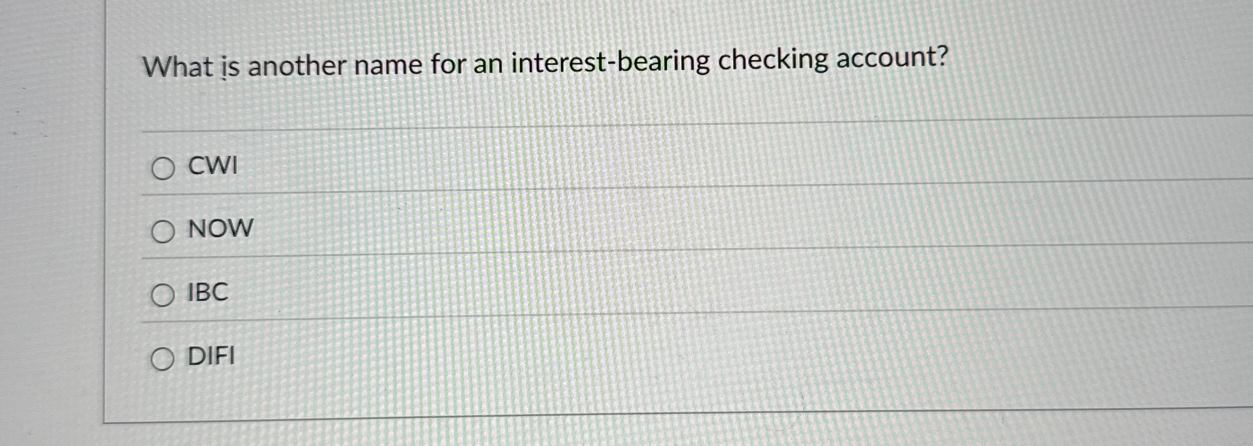 What is another name for an interest - bearing