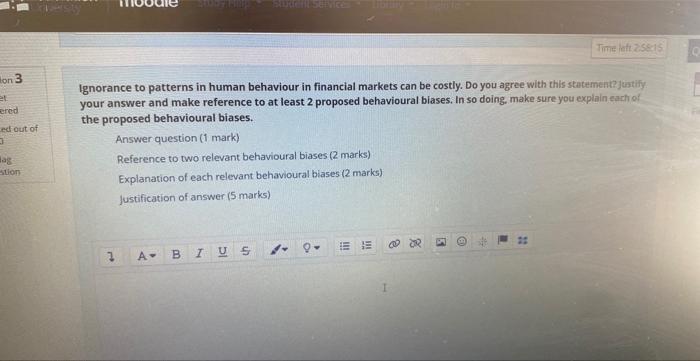 Time ich 2:58-15 on 3 Ignorance to patterns in