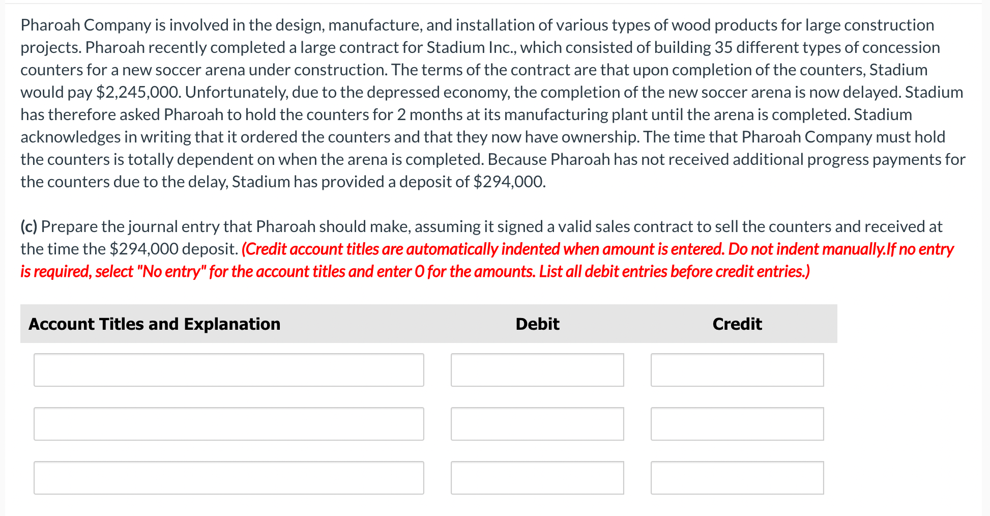 Pharoah Company is involved in the design,