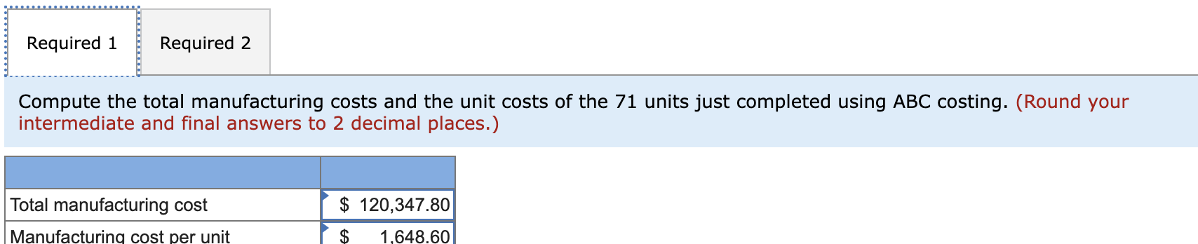 Drilling Company uses activity-based costing and