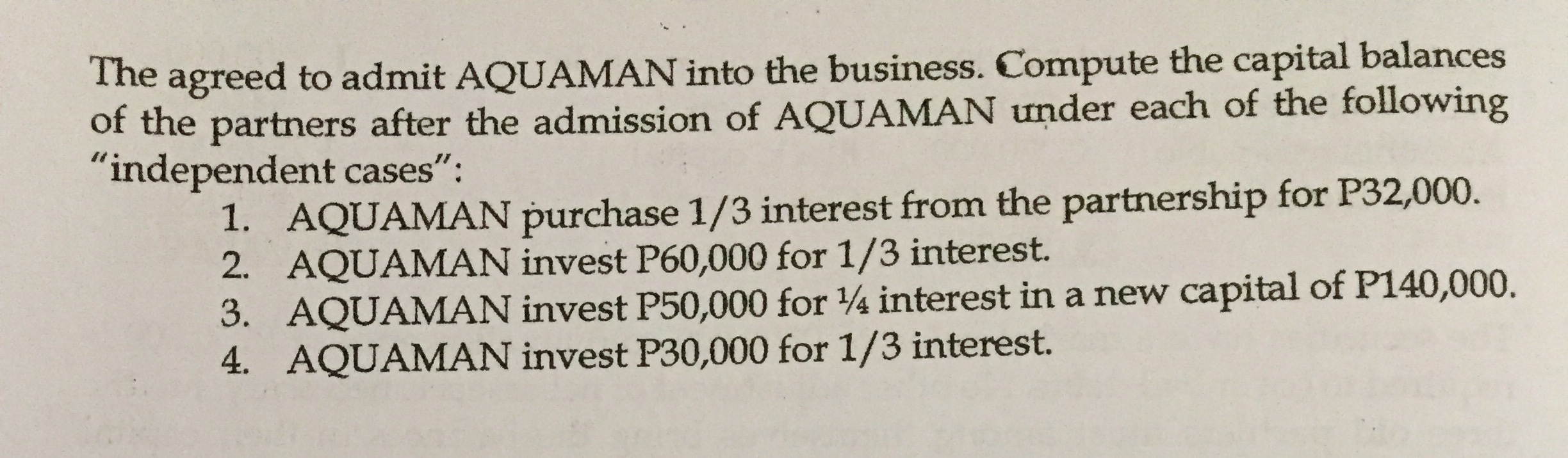 Pls help me with Problems 1 to 7 :(( The agreed