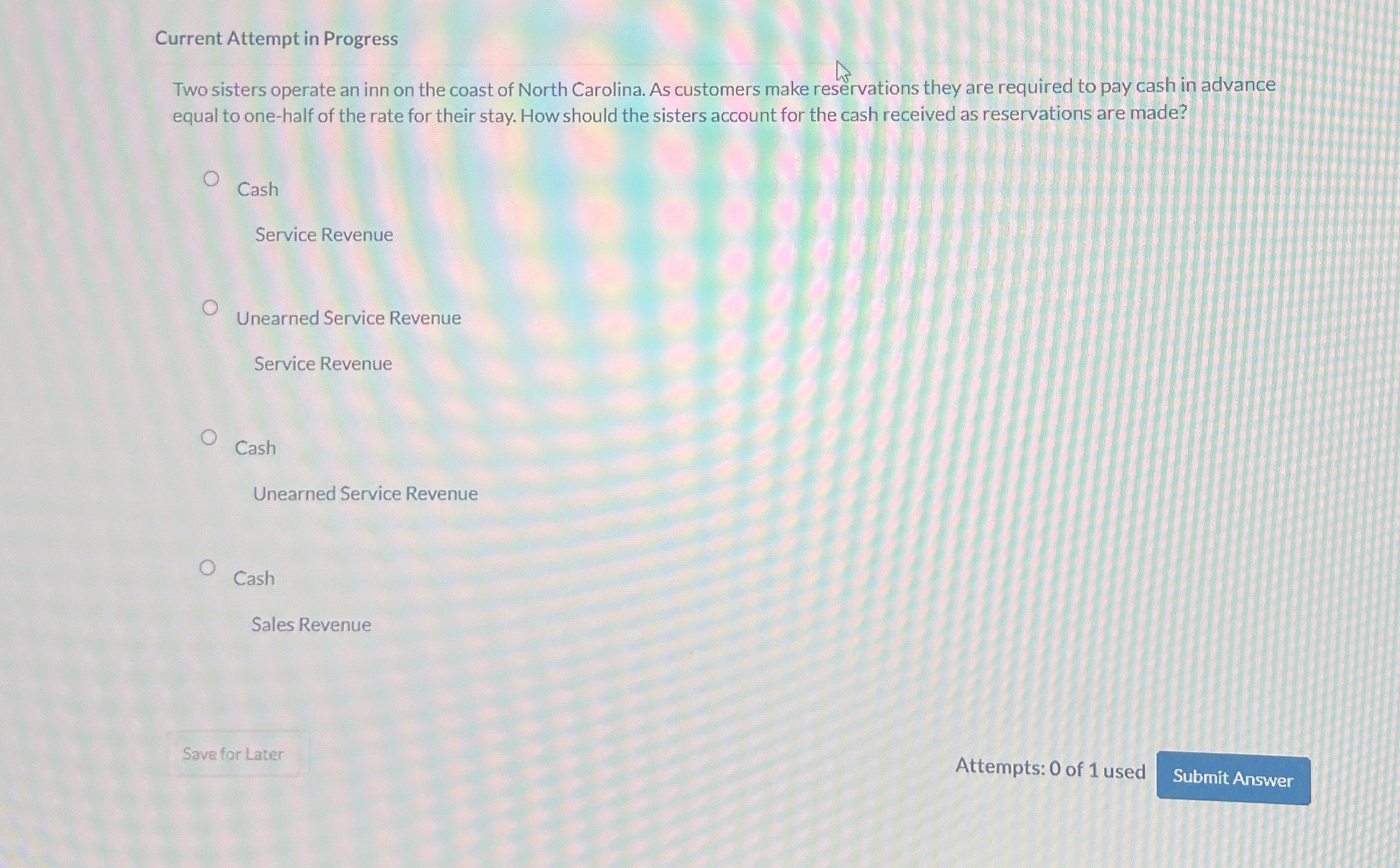 Current Attempt in Progress Two sisters operate