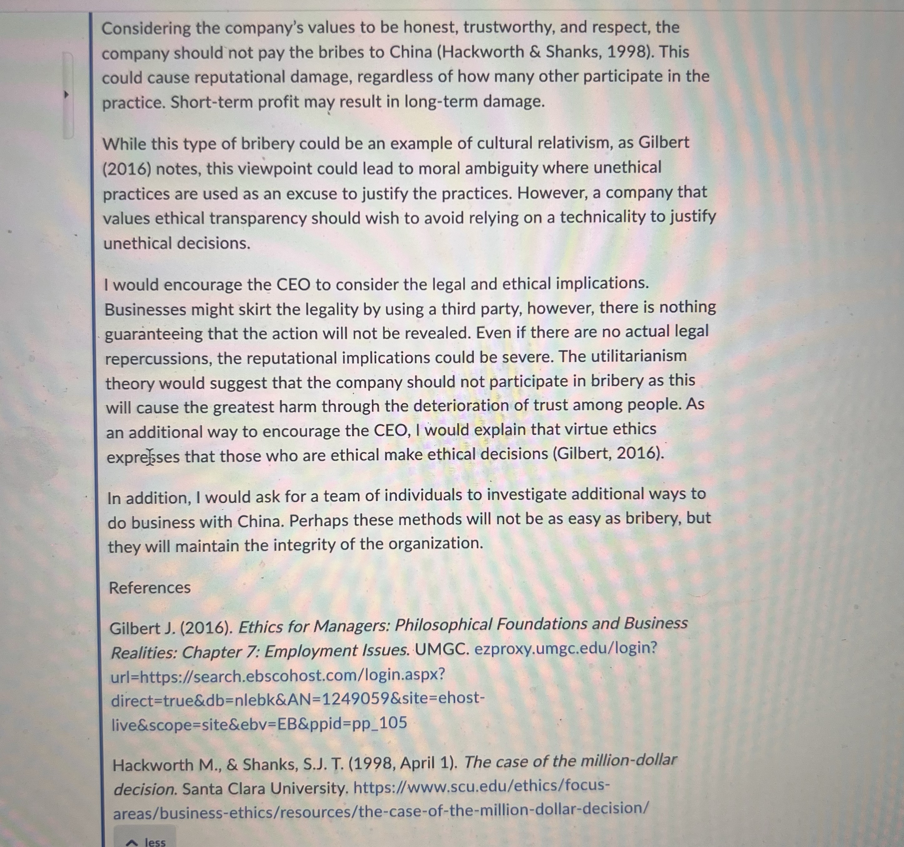 The 3 articles below is my classmate discussion