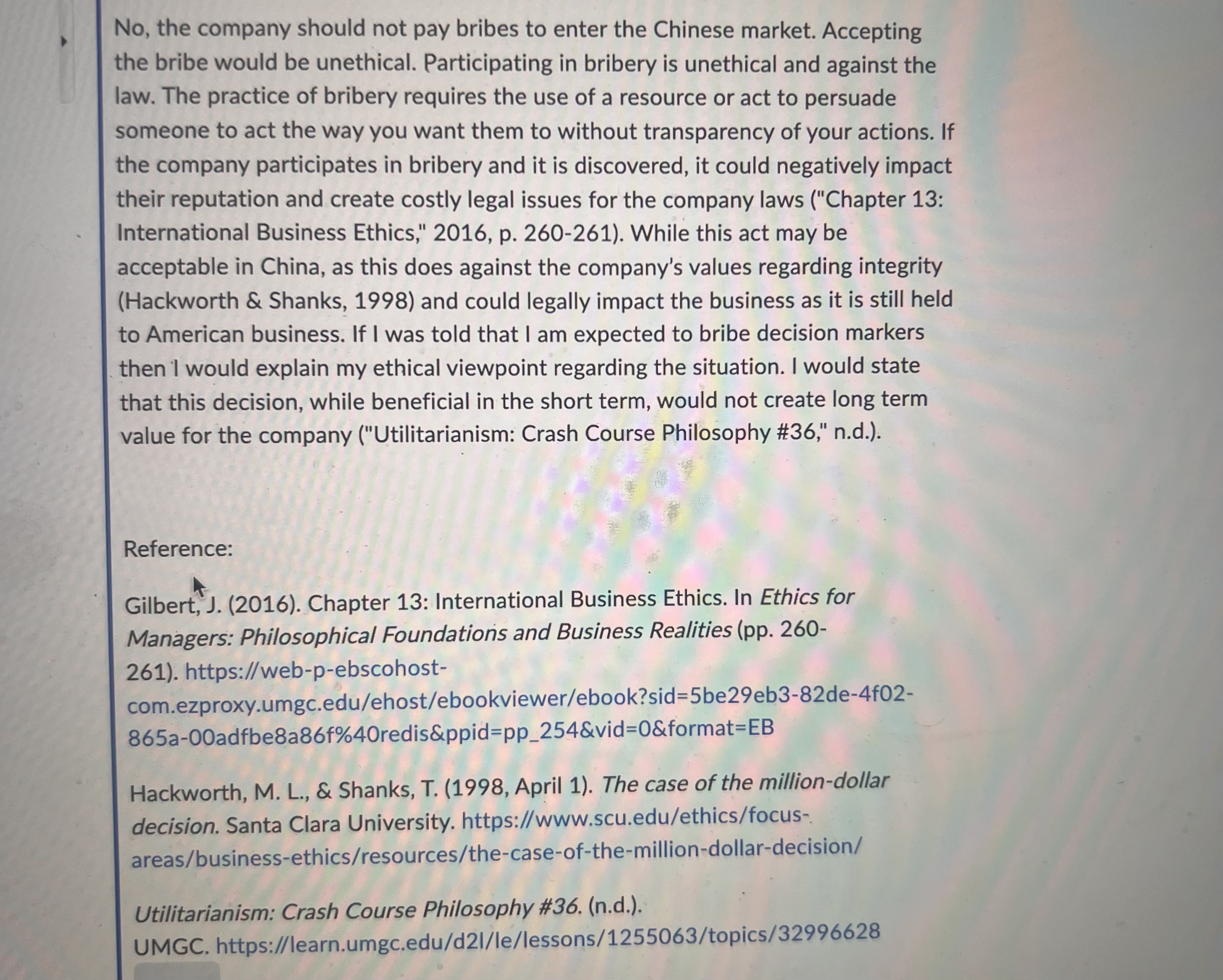 The 3 articles below is my classmate discussion