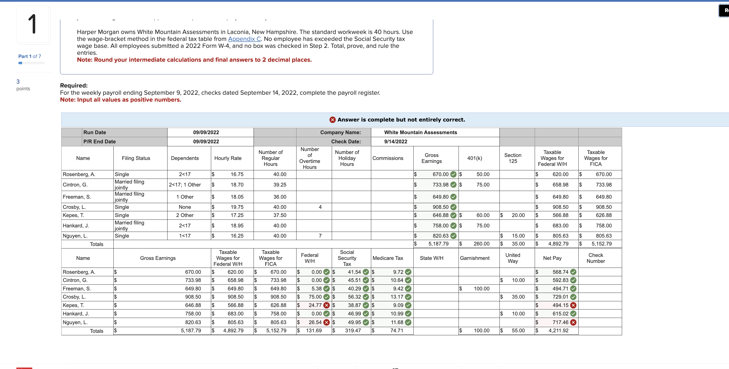 Harper Morgan owns White Mountain Assessments in