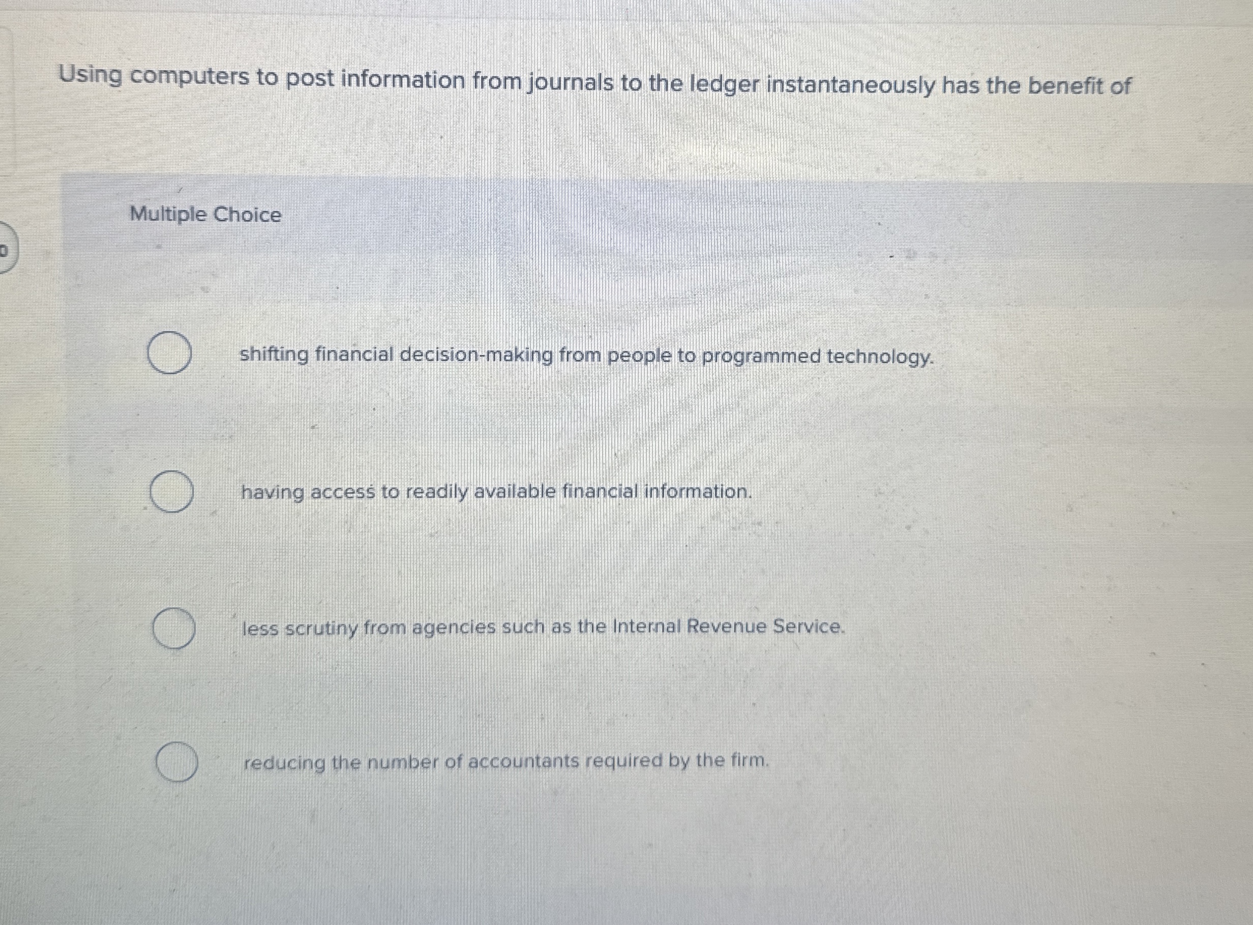 Using computers to post information from journals