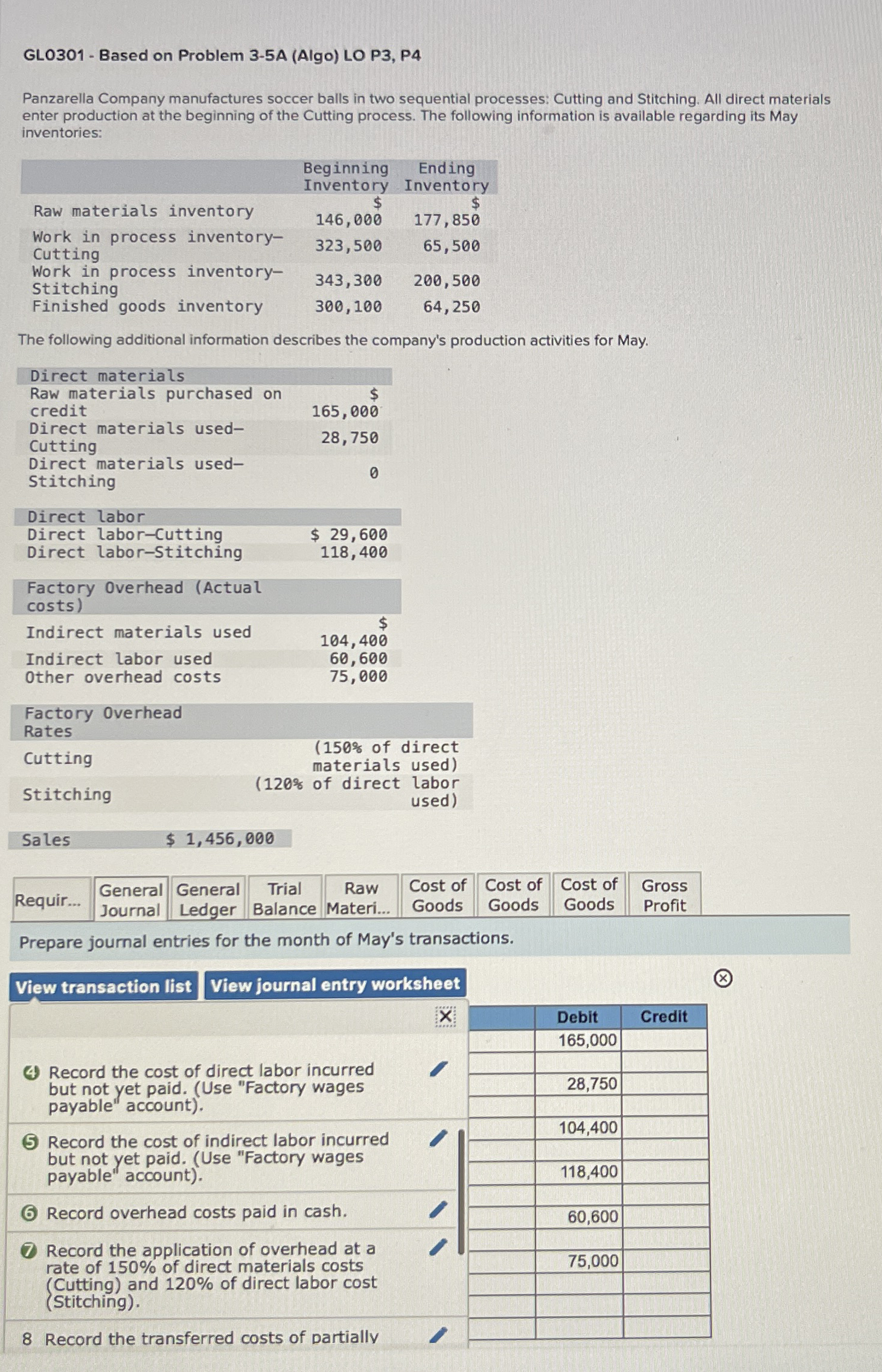 GL 0 3 0 1 - Based on Problem 3 - 5 A ( Algo ) LO