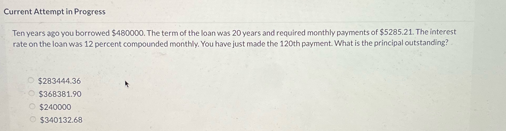 Current Attempt in Progress Ten years ago you