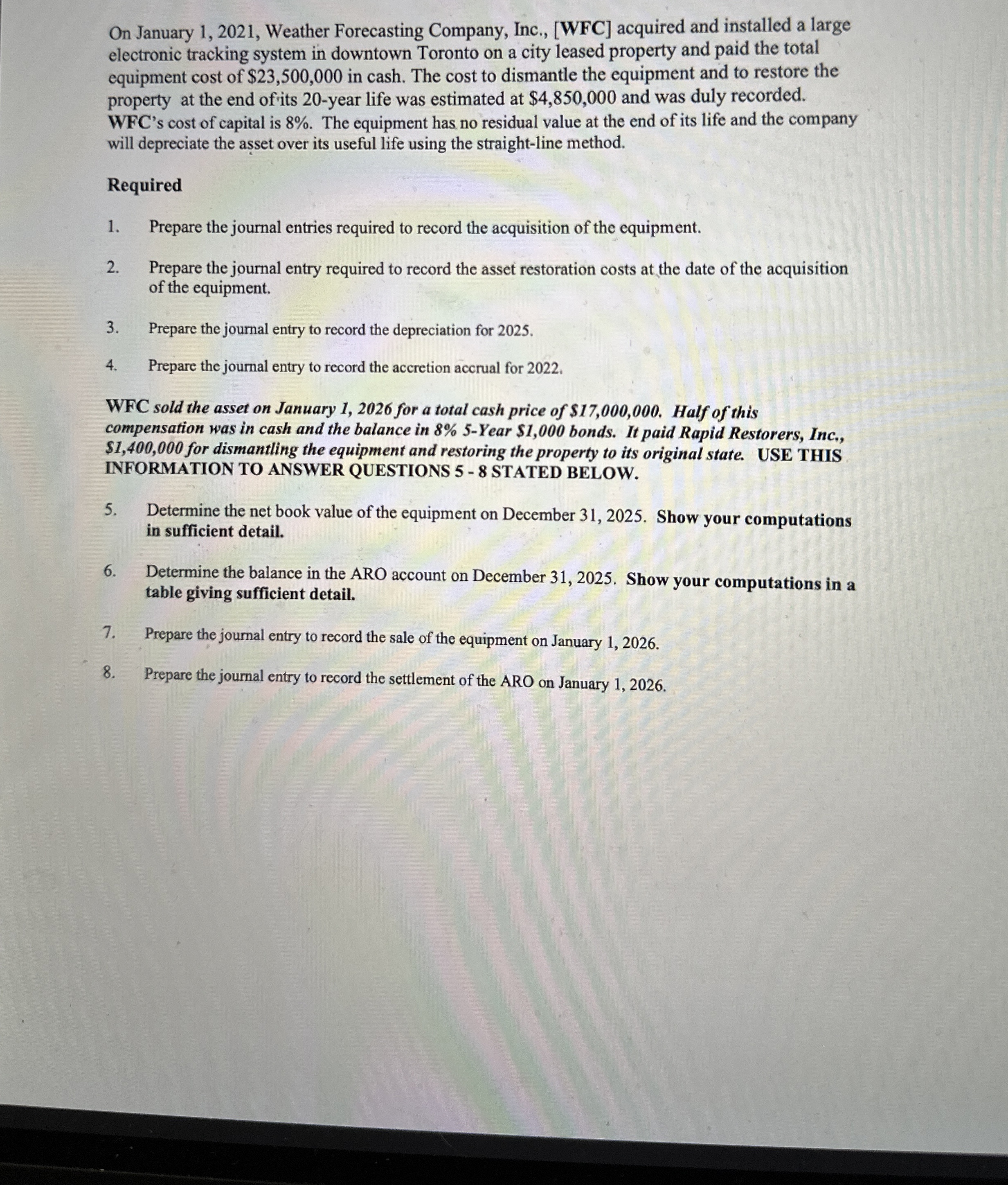 On January 1 , 2 0 2 1 . . .