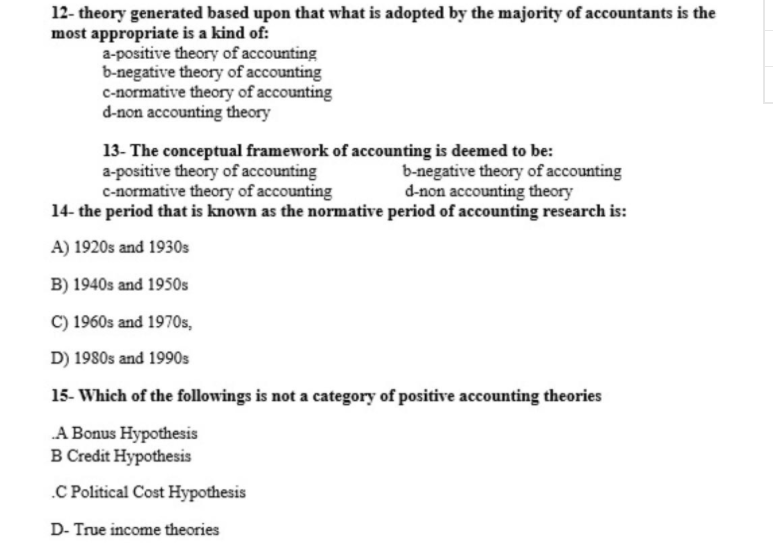 12- theory generated based upon that what is