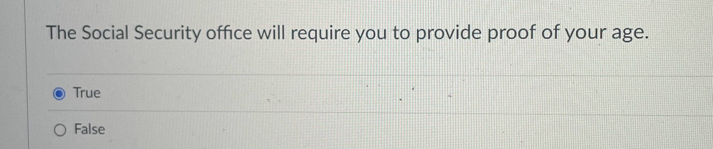 The Social Security office will require you to