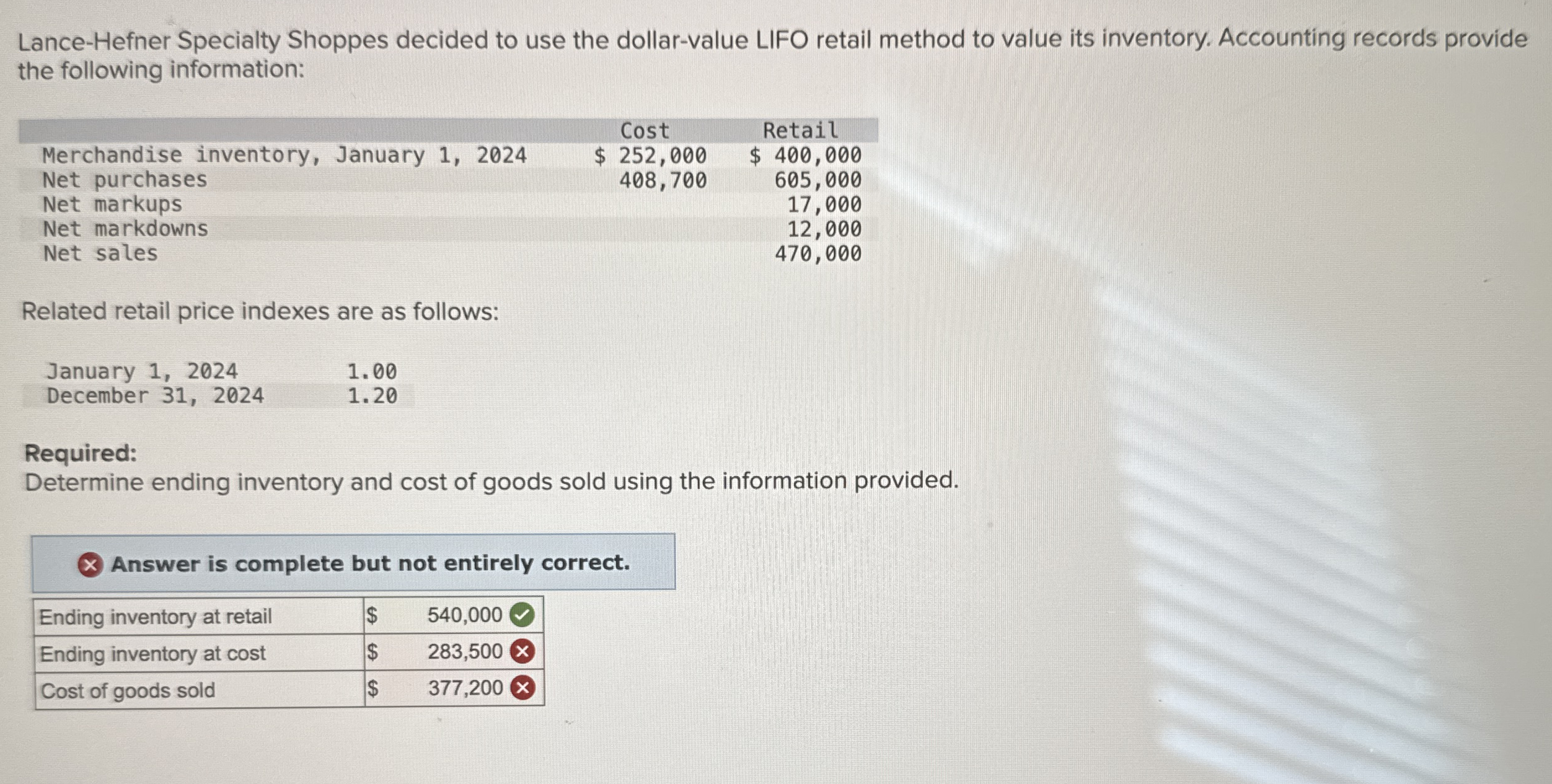 Lance - Hefner Specialty Shoppes decided to use