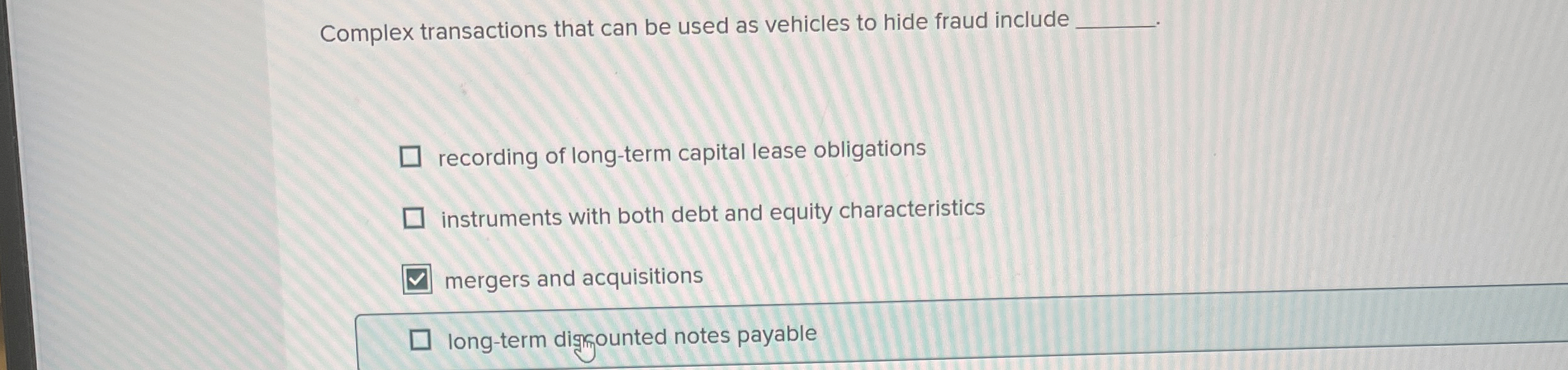 Complex transactions that can be used as vehicles