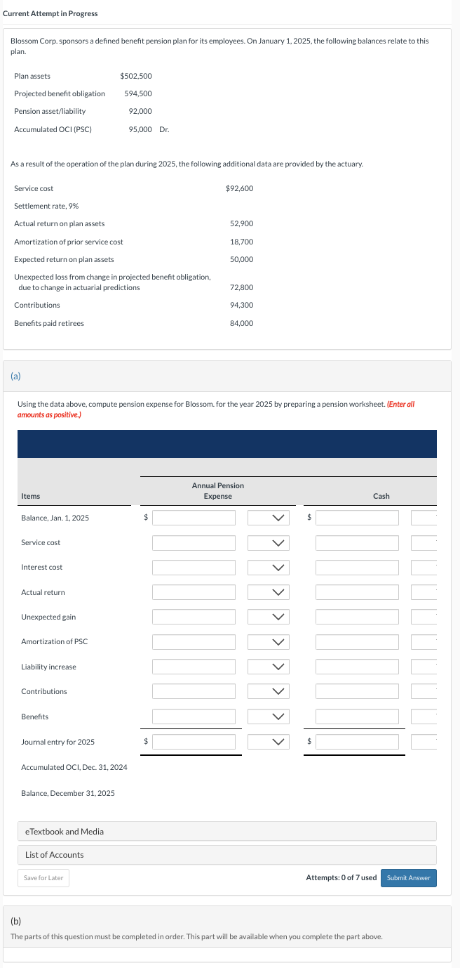 Current Attempt in Progress Blossom Corp.