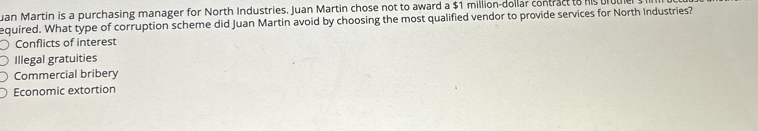 Jan Martin is a purchasing manager for North