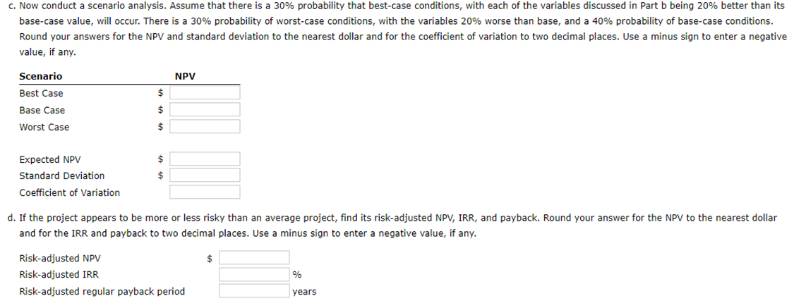 This problem is for a finance class and I am