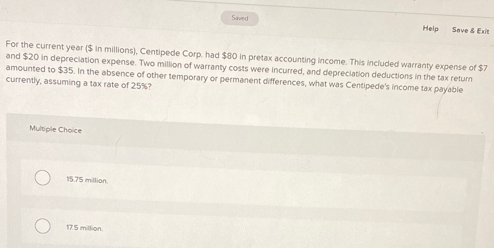 Question 5I'm confused by this Saved Help Save &