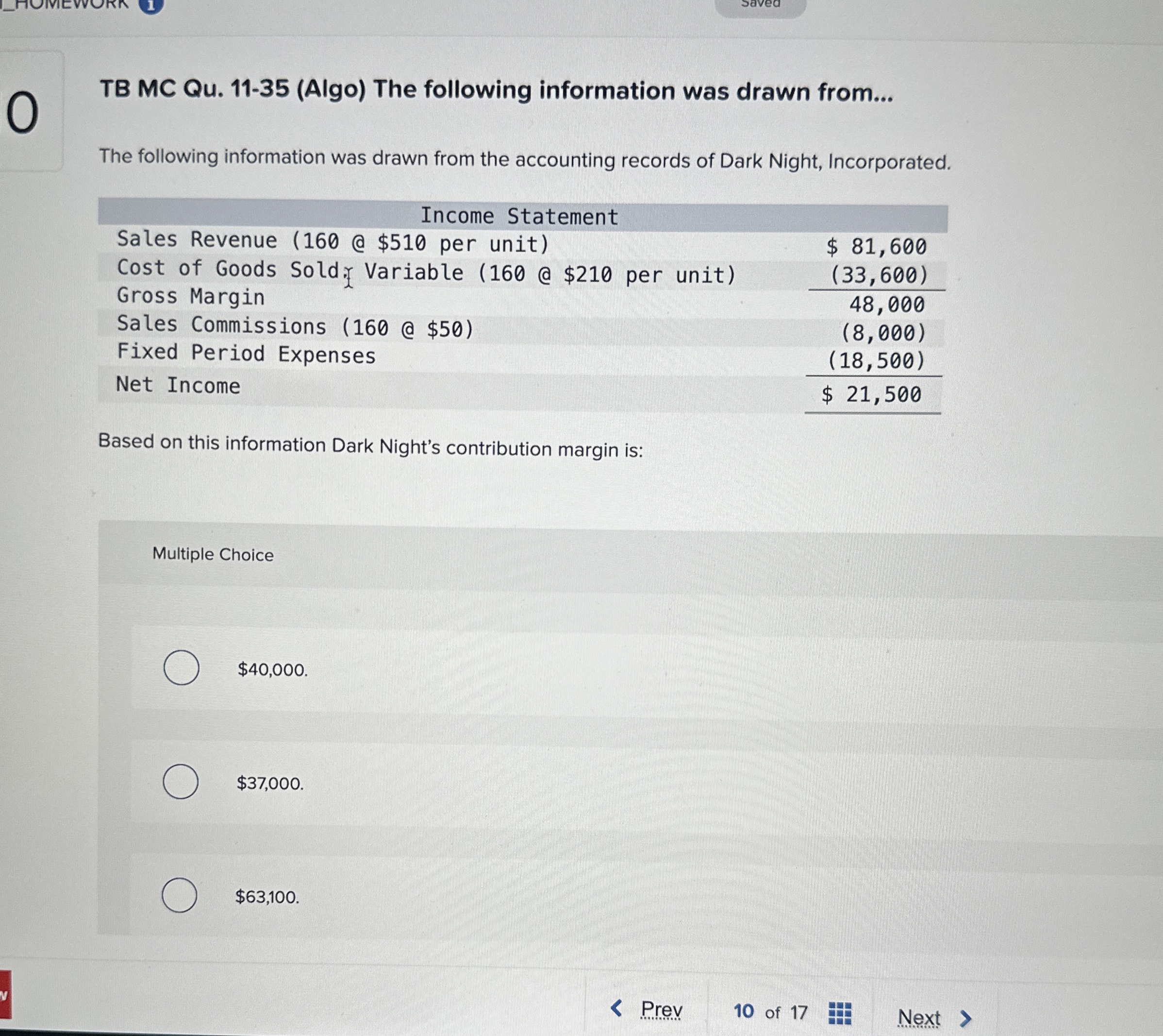 TB MC Qu . 1 1 - 3 5 ( Algo ) The following