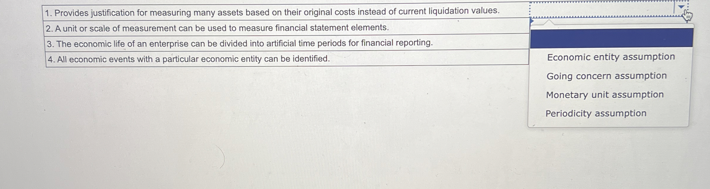 Provides justification for measuring many assets