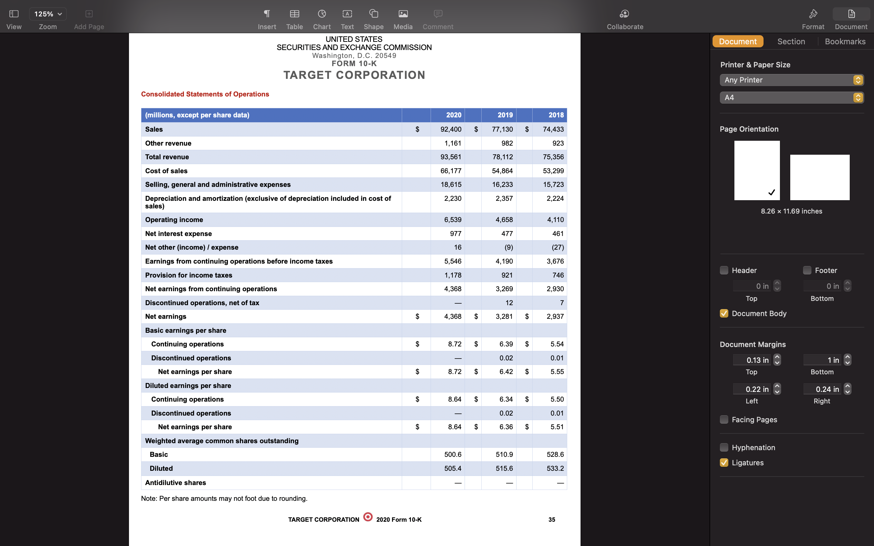 From our textbook, explain what information is