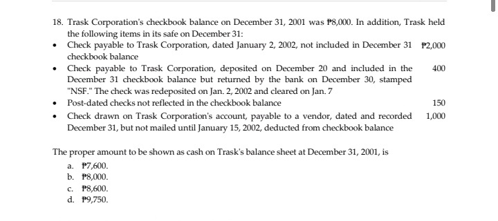 Course: intermediate accounting Please answer it