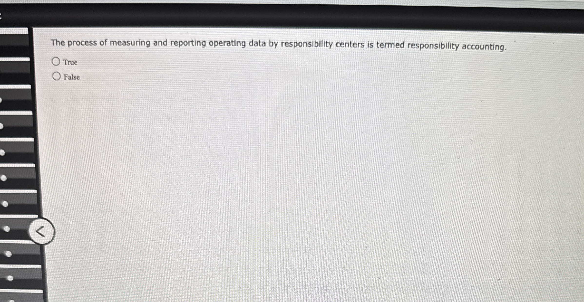 The process of measuring and reporting operating