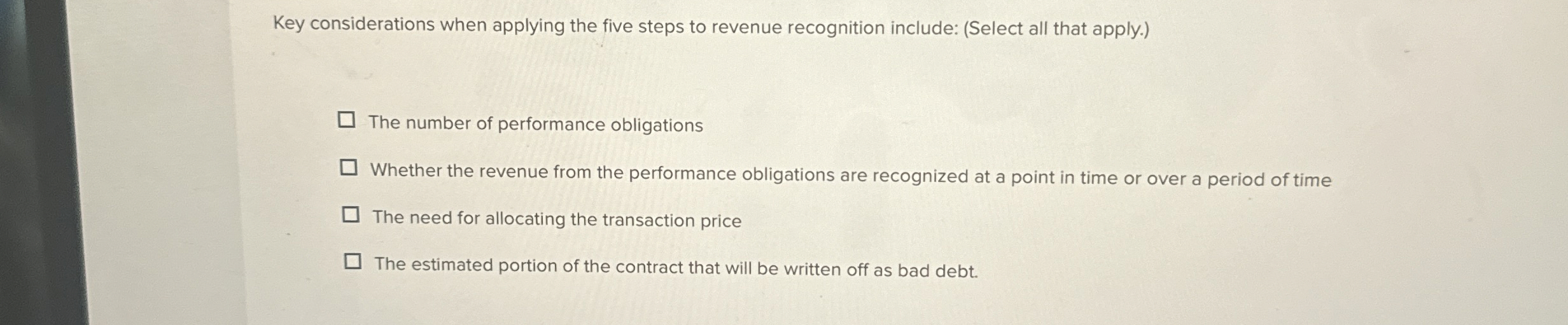 Key considerations when applying the five steps