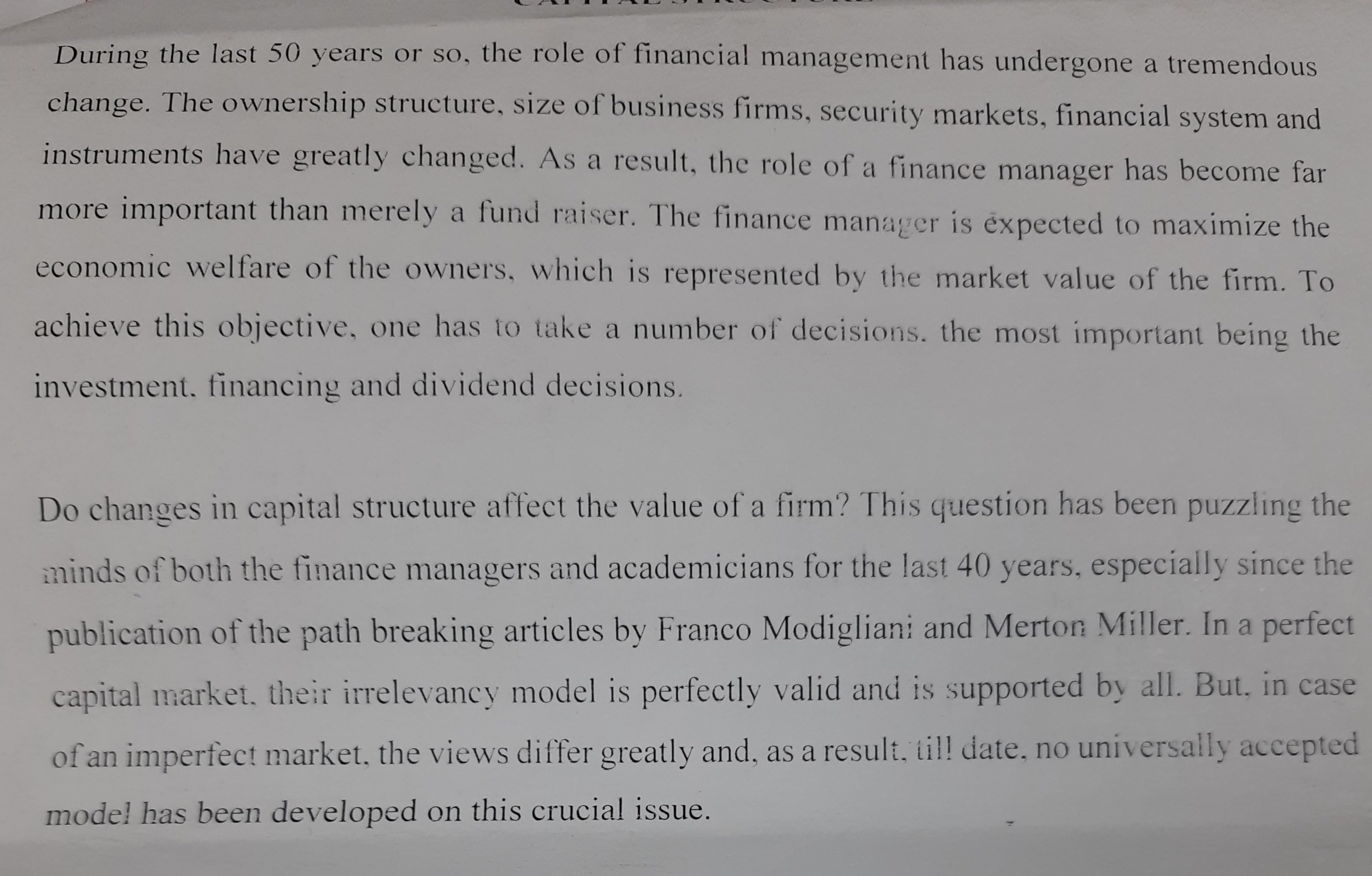 Questions 1)Critically evaluate what extent there