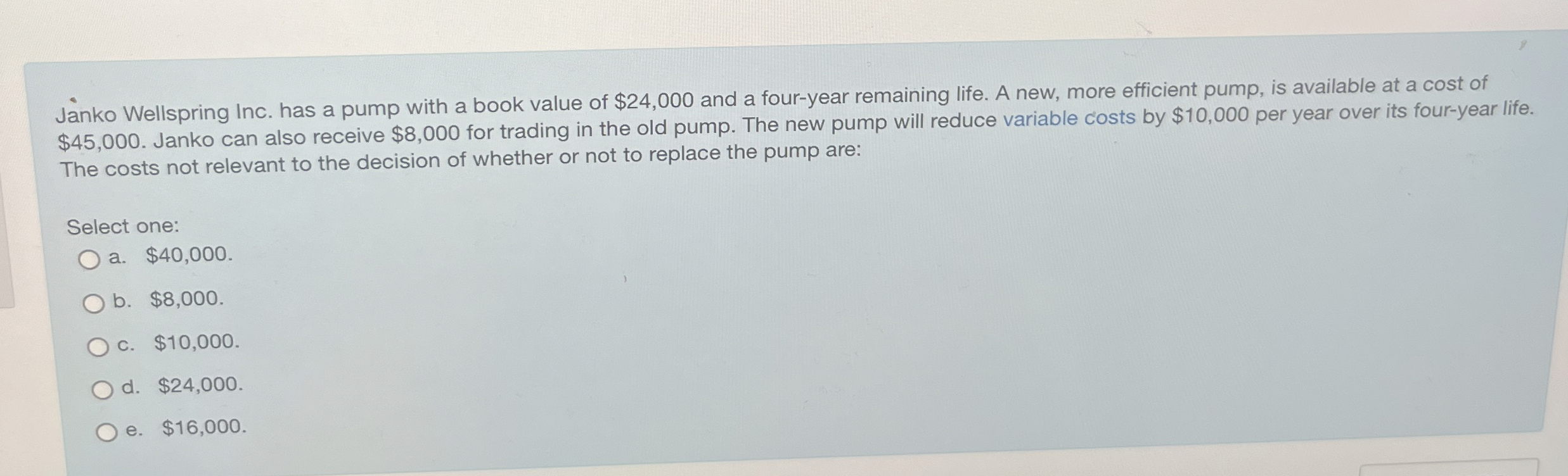 Janko Wellspring Inc. has a pump with a book