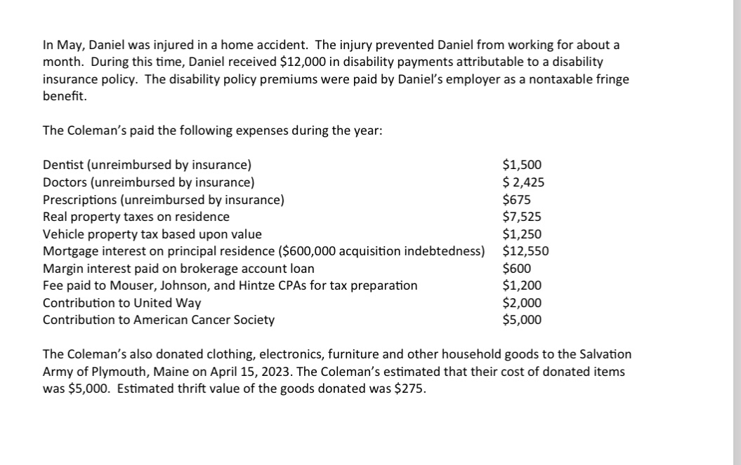 Please complete the 2 0 2 3 ? federal income tax