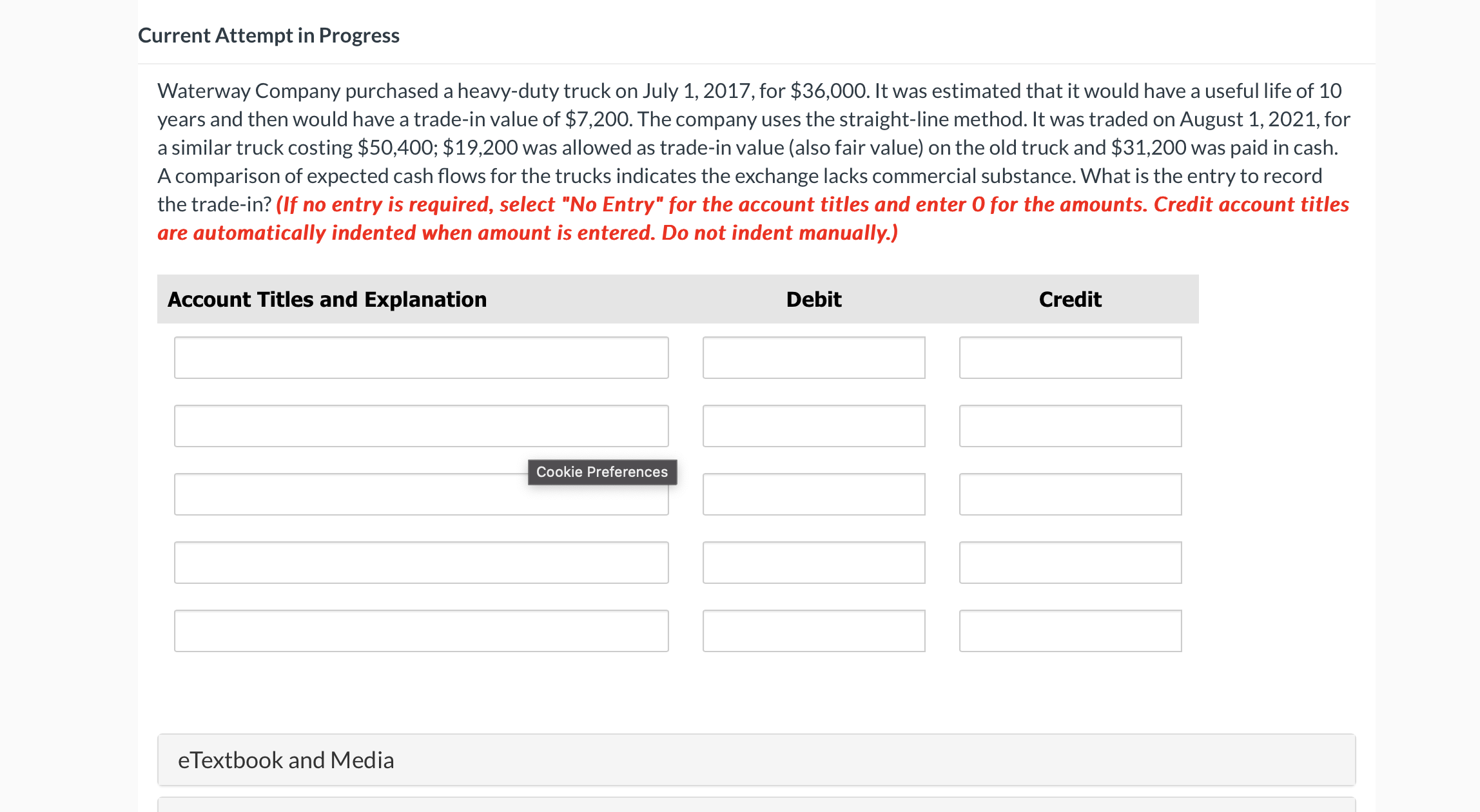 Current Attempt in Progress Waterway Company
