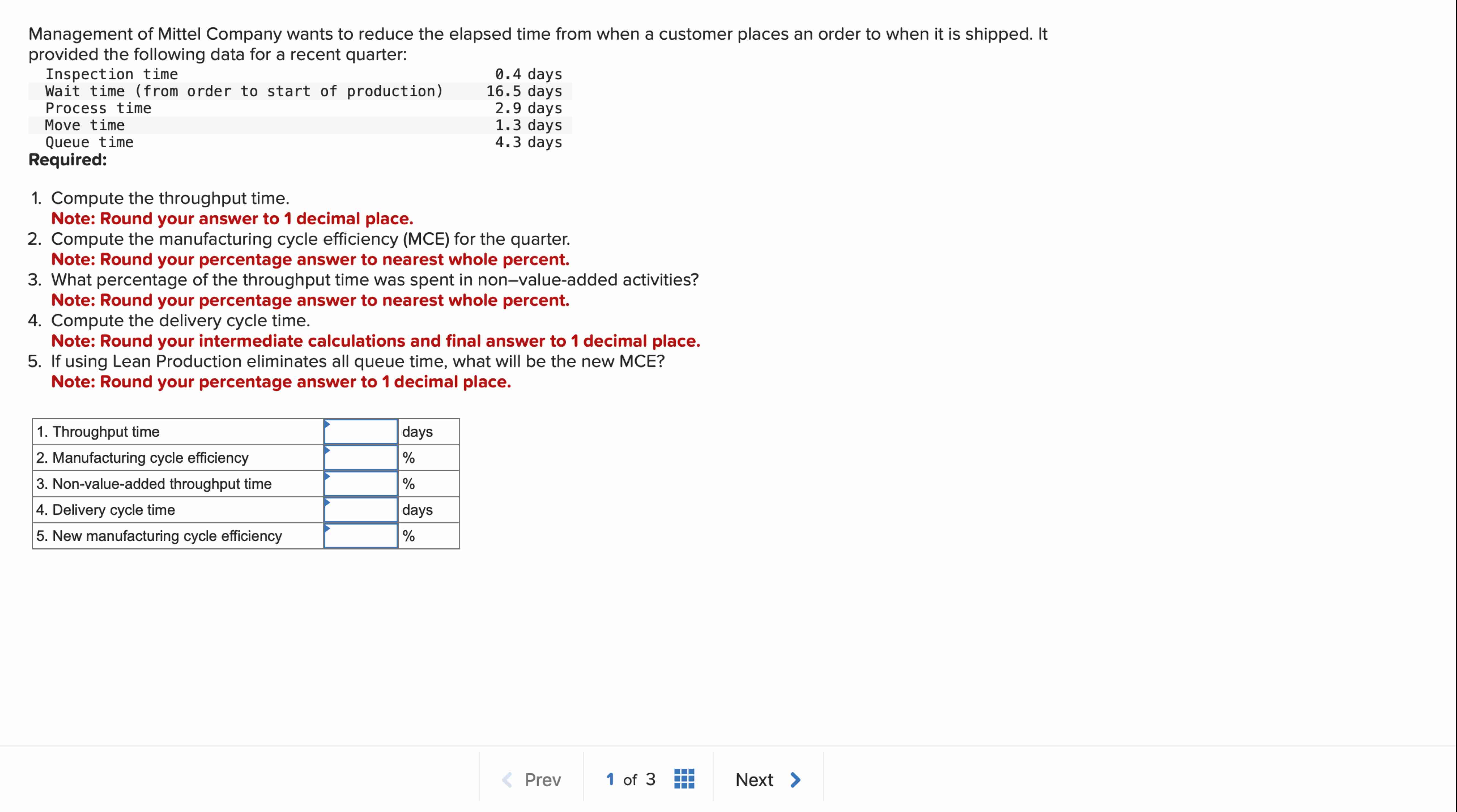 Management of Mittel Company wants to reduce the