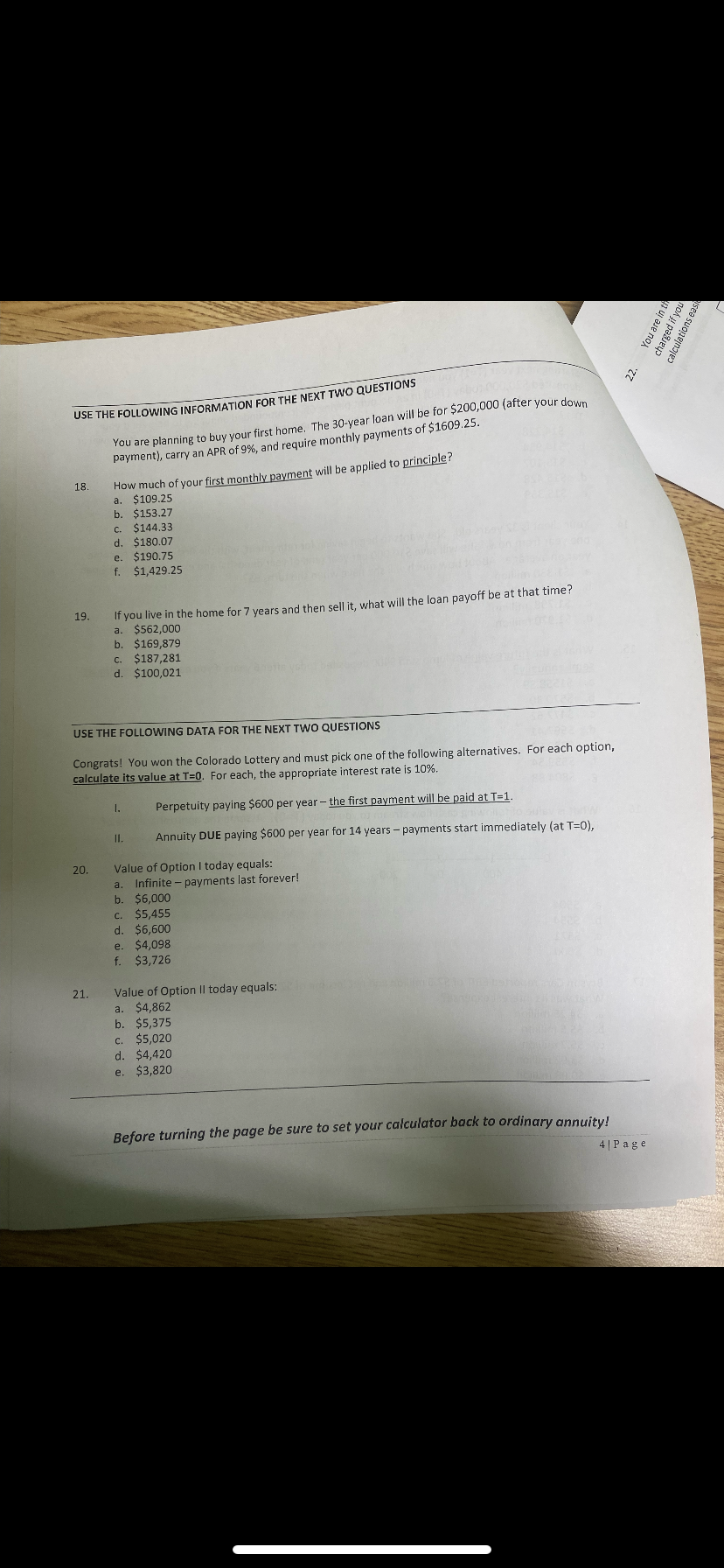 BAFN 370 Spring 2023, Exam 1 Name Multiple Choice