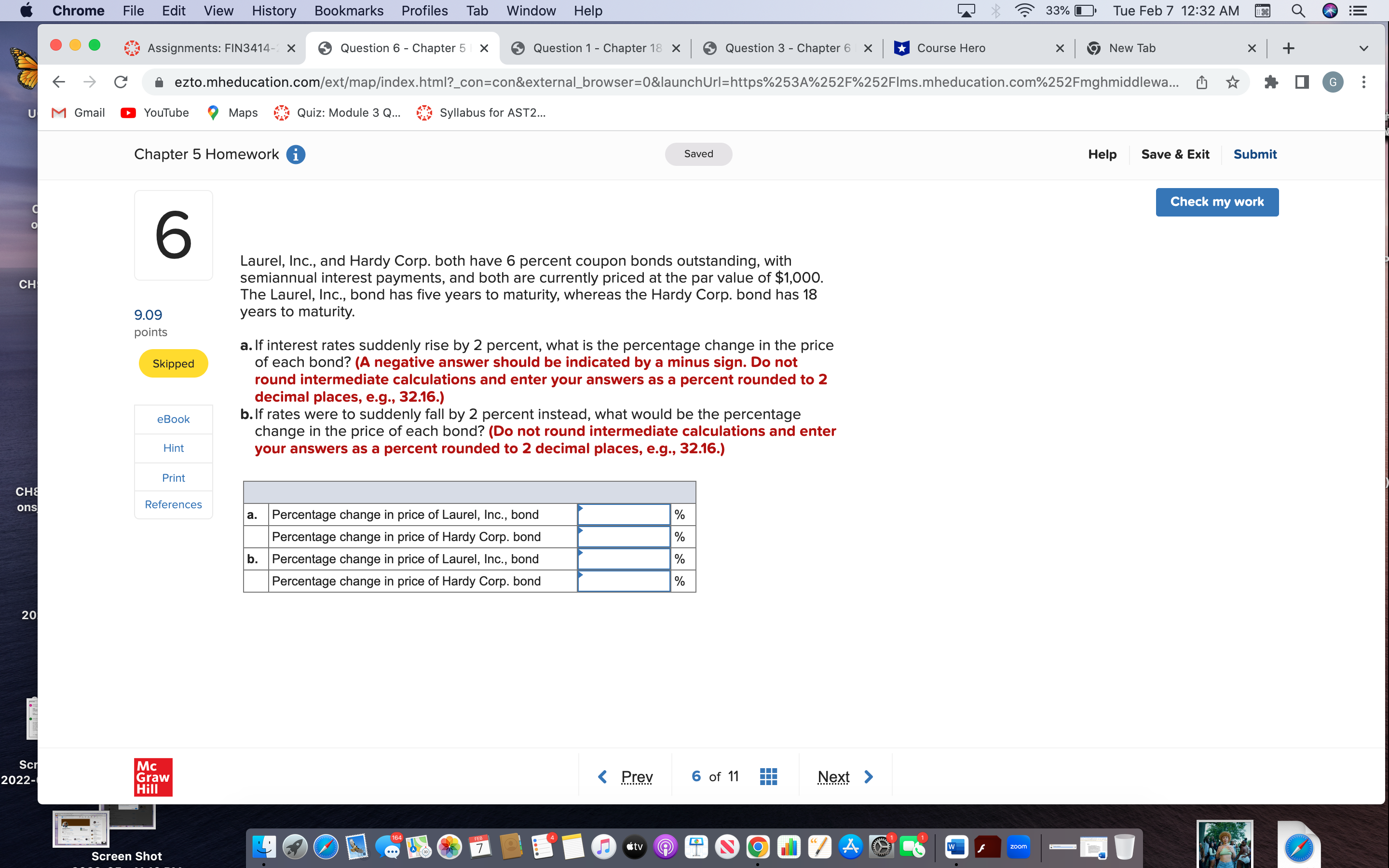 Chrome File Edit View History Bookmarks Profiles