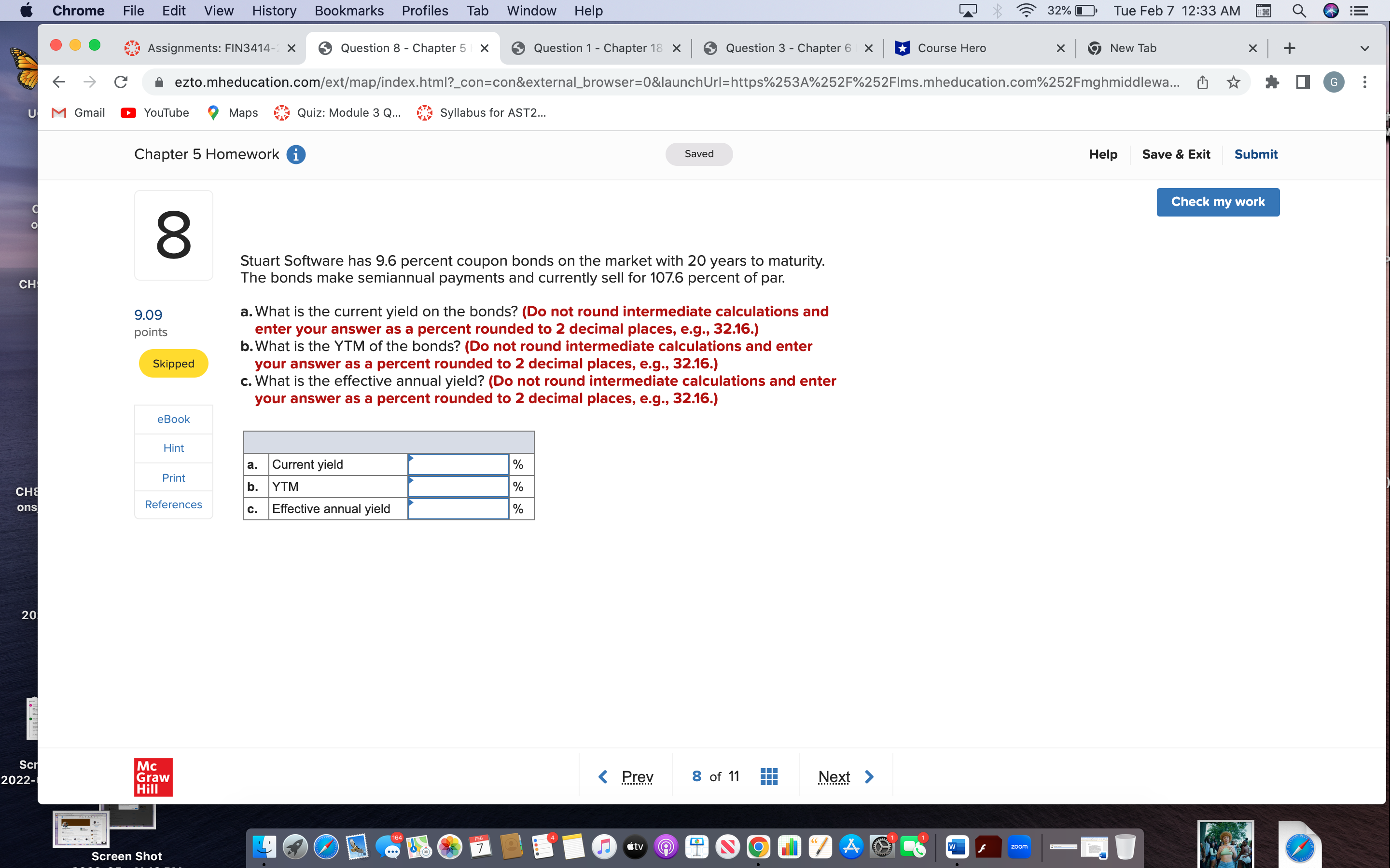 Chrome File Edit View History Bookmarks Profiles