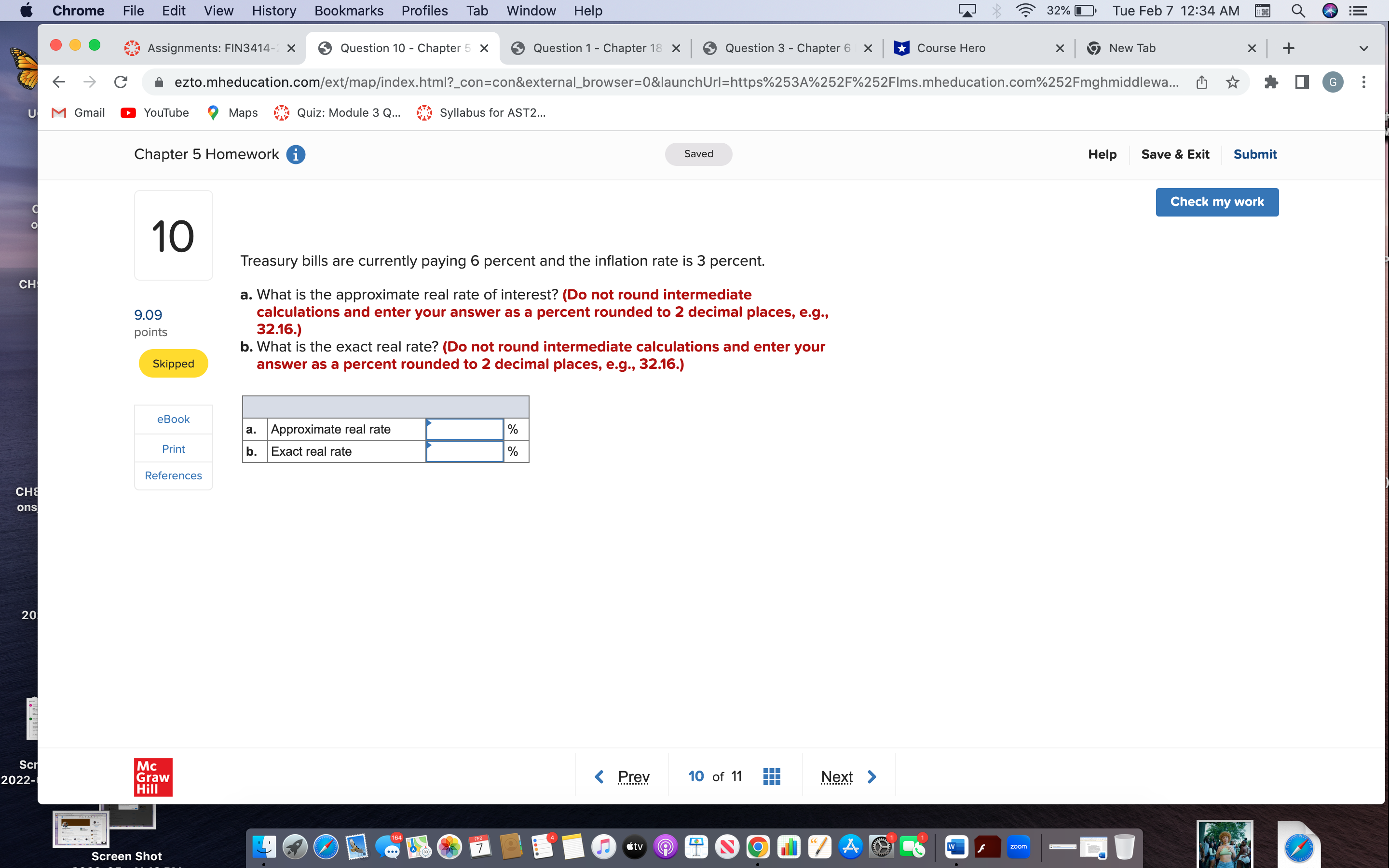 Chrome File Edit View History Bookmarks Profiles