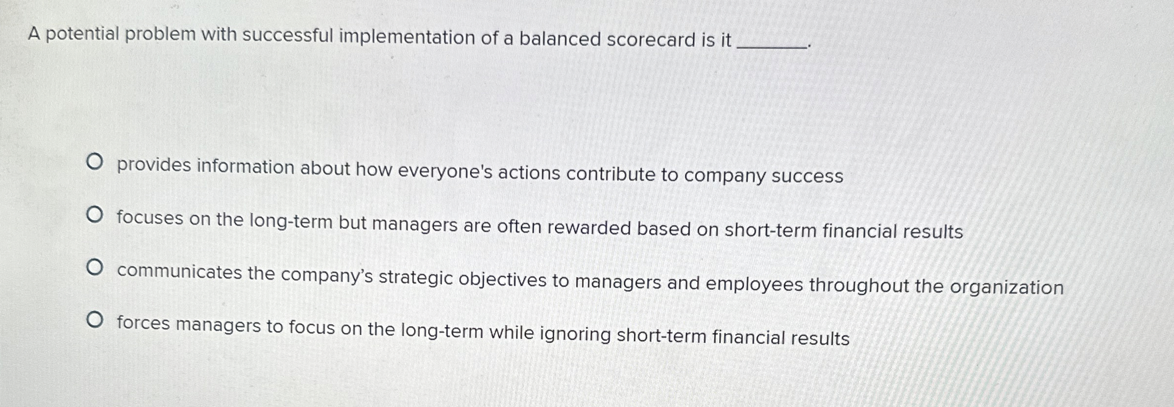 A potential problem with successful