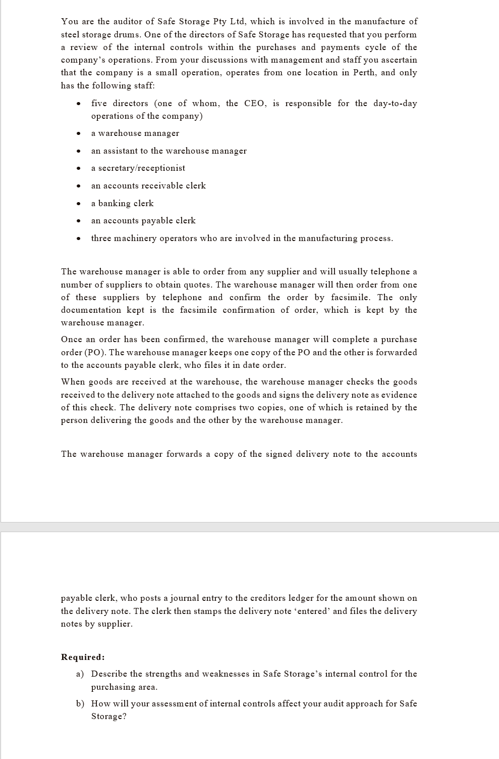 Hi, I need a complete well structured answer for