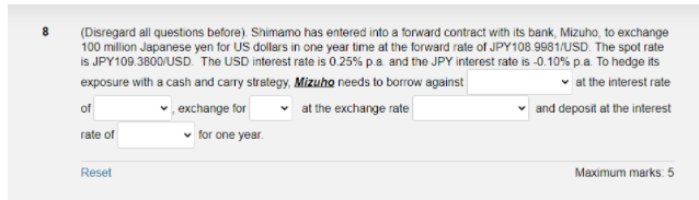 8 (Disregard all questions before). Shimamo has