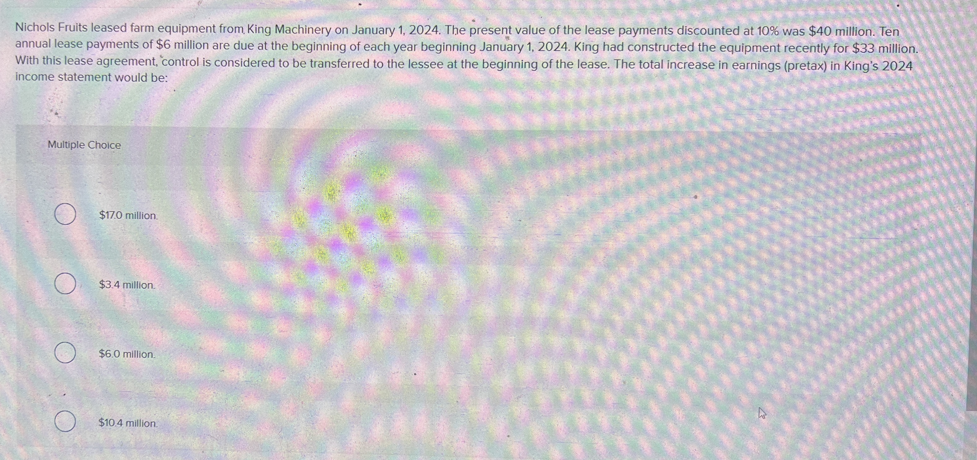 Nichols Fruits leased farm equipment from. King