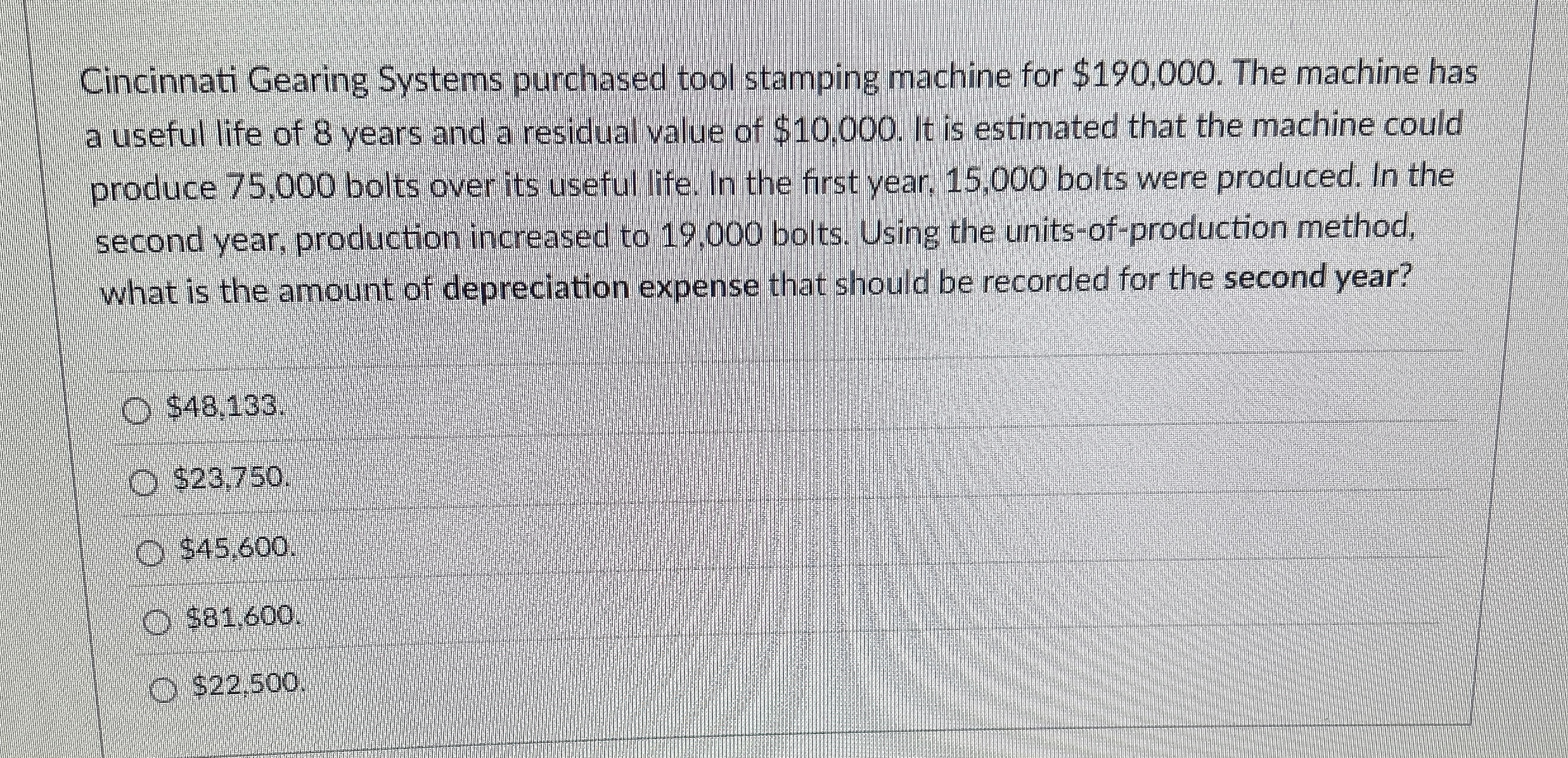 Cincinnati Gearing Systems purchased tool