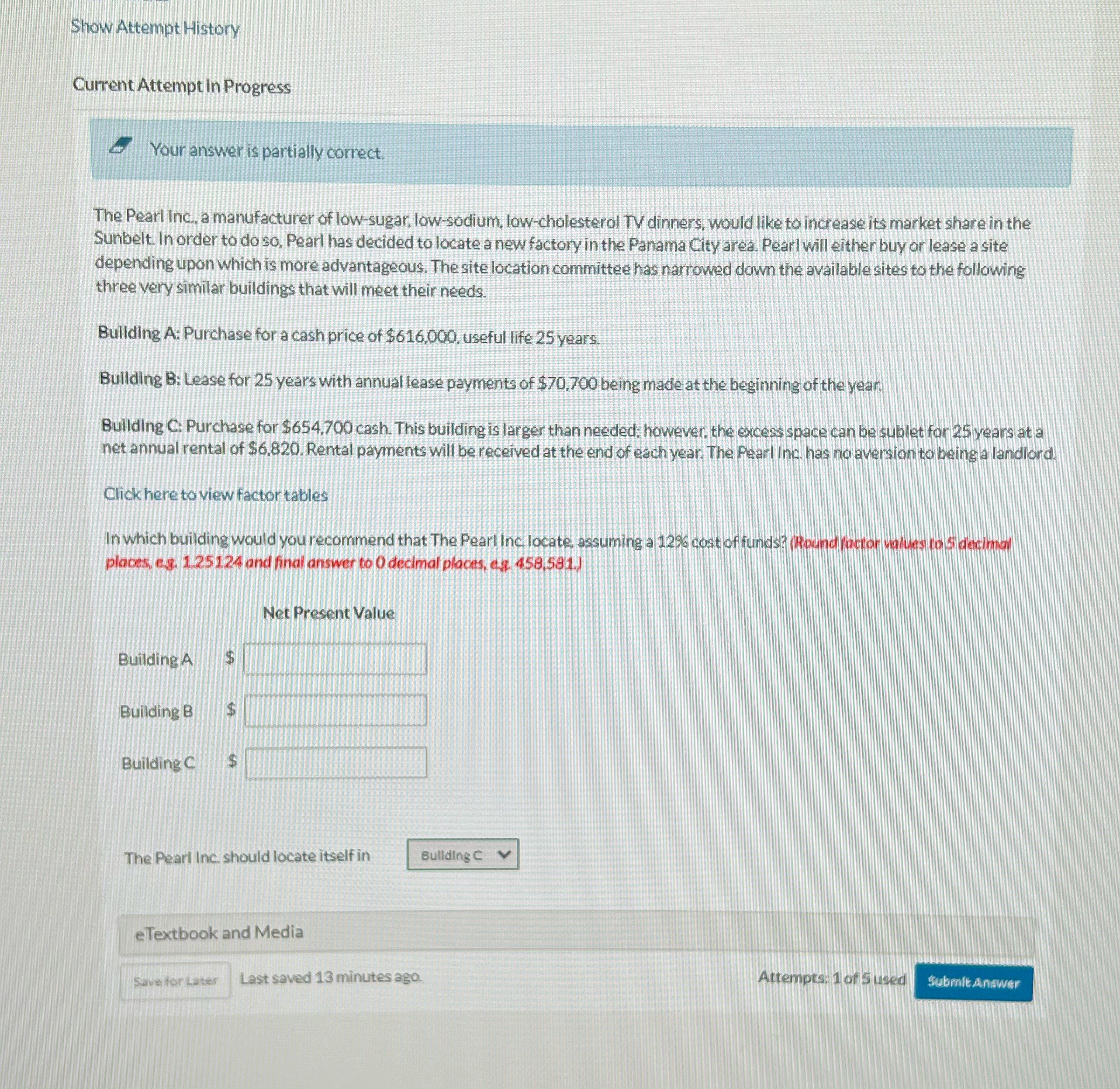 Show Attempt History Current Attempt in Progress