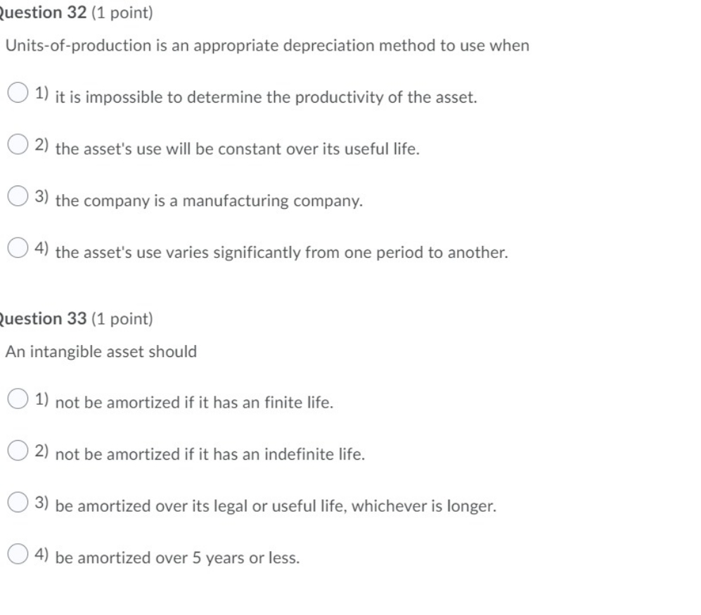 help please? luestion 32 (1 point)