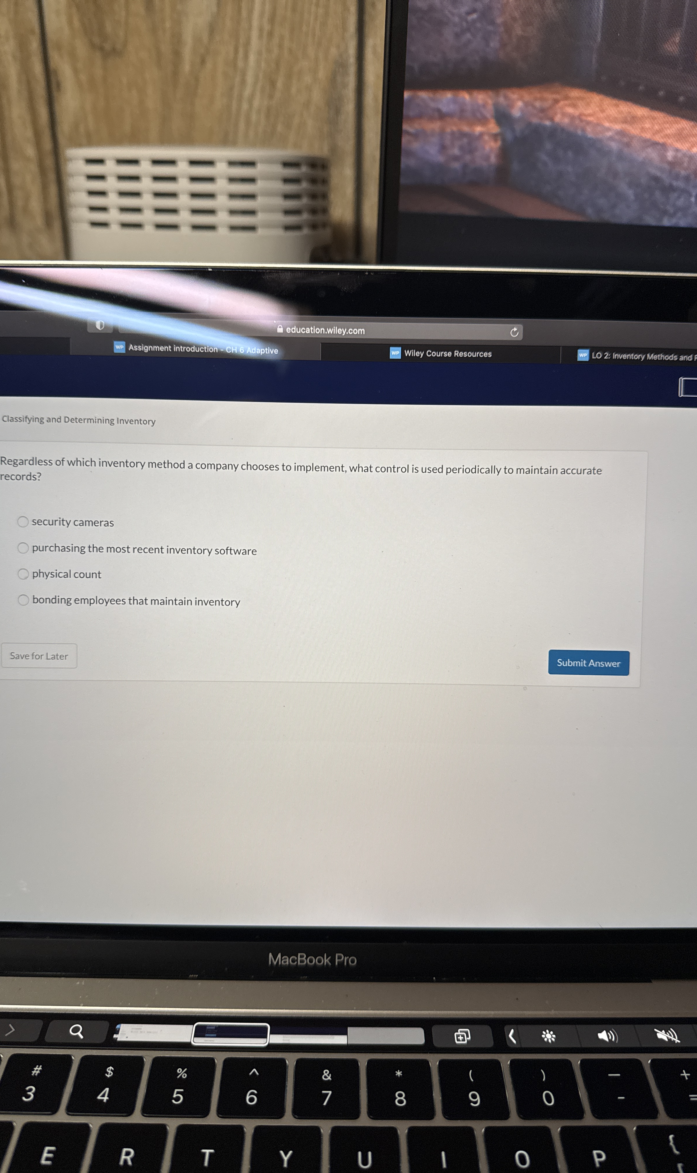 Classifying and Determining Inventory Regardless