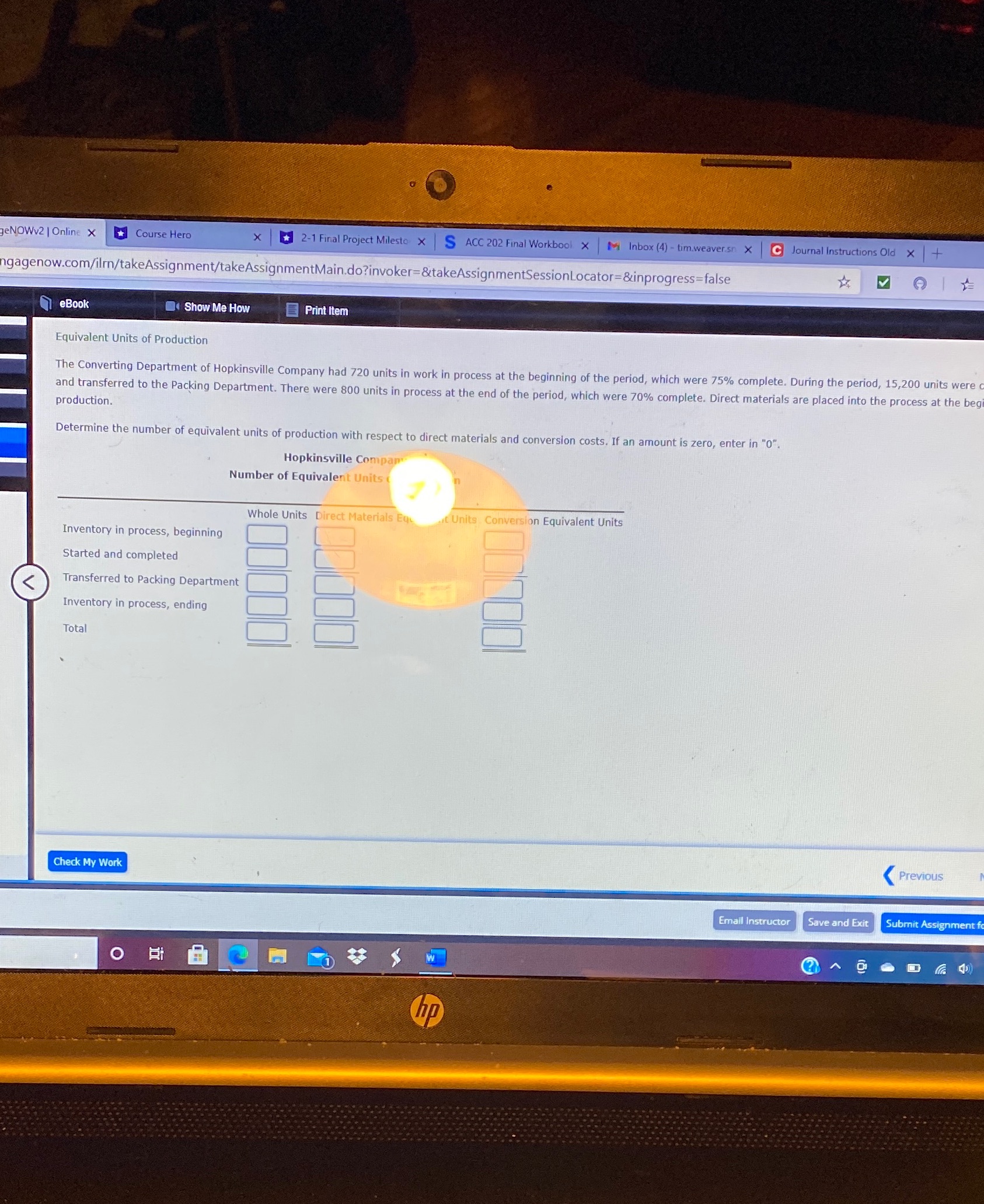 Need help figuring this homework question out.